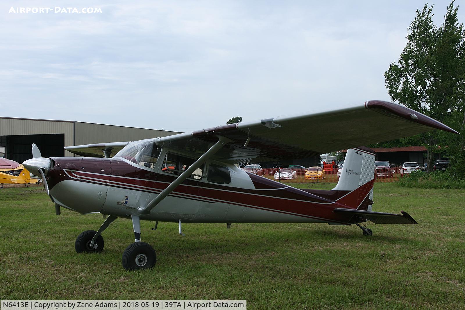 N6413E, 1959 Cessna 172 C/N 46513, At the 2018 Flying Tigers fly-in - Paris, TX