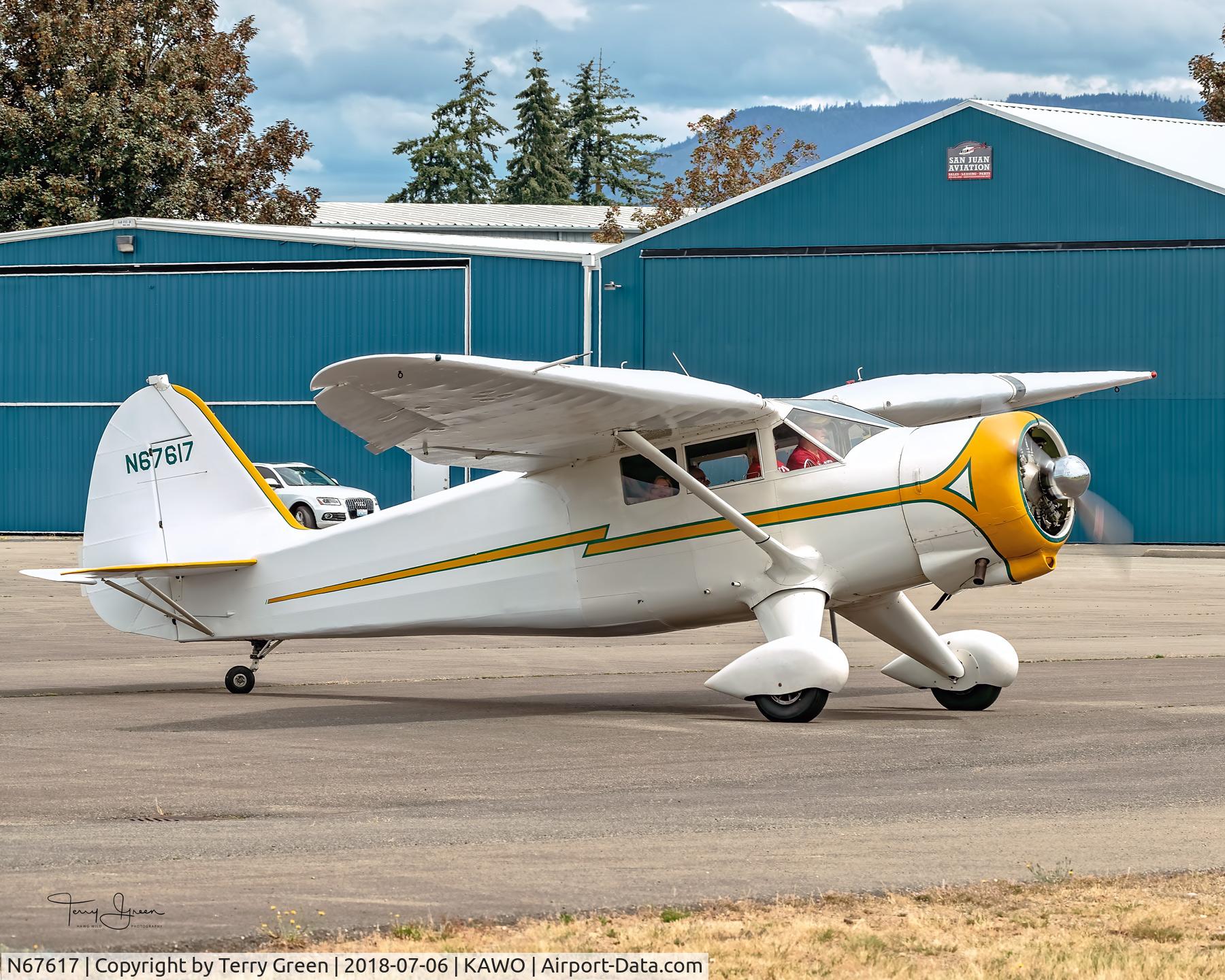 N67617, 1943 Stinson V77 Reliant C/N 77-286, KAWO