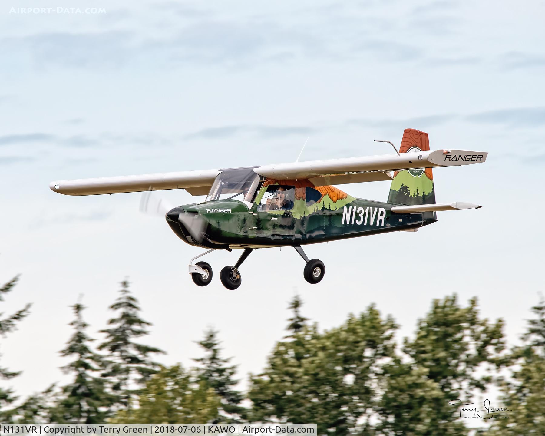 N131VR, 2017 Vashon Aircraft Ranger R7 C/N 10131, KAWO