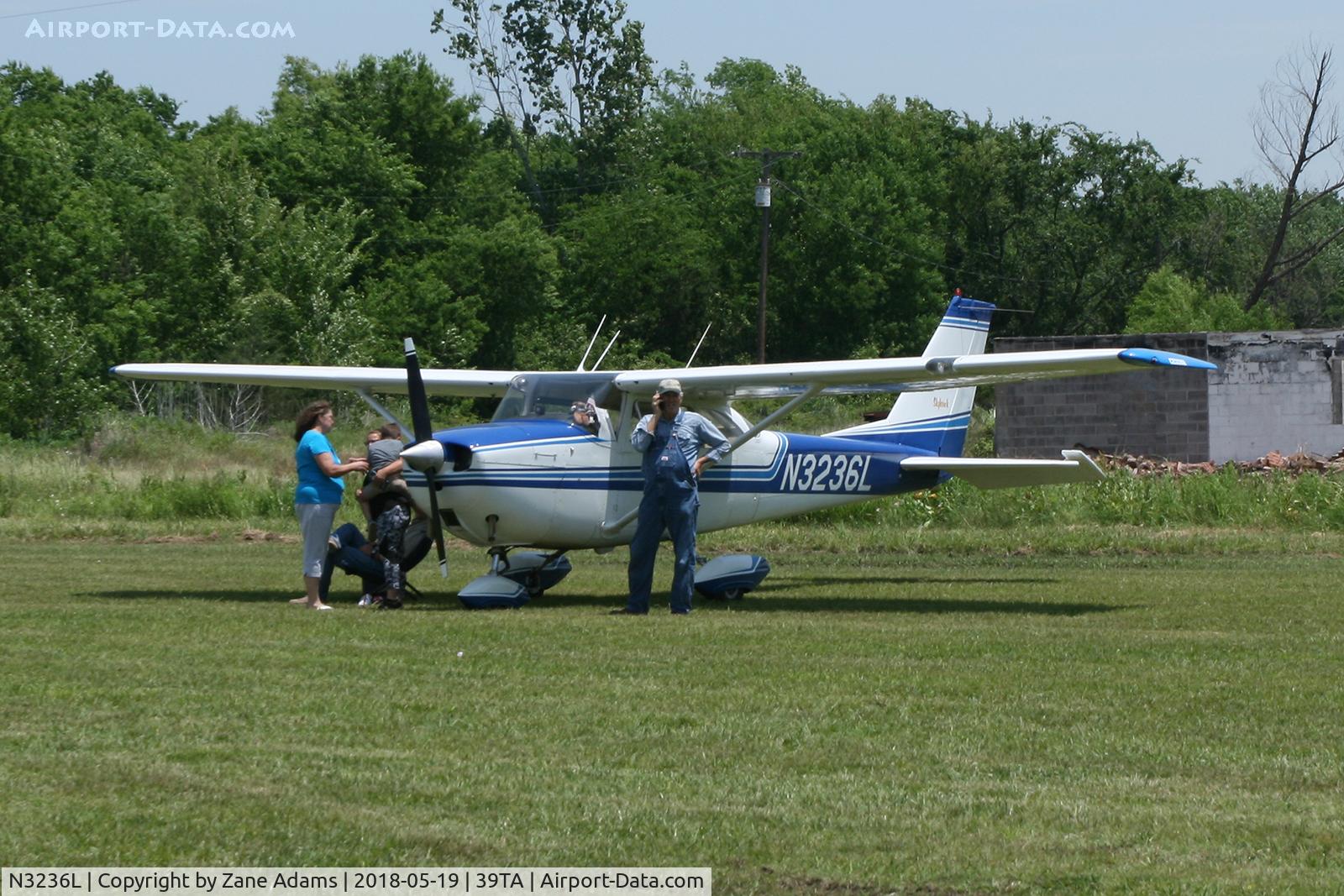 N3236L, 1967 Cessna 172H Skyhawk C/N 17256136, At the 2018 Flying Tigers fly-in - Paris, TX