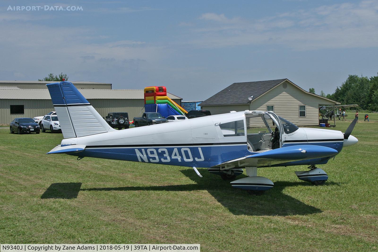 N9340J, 1966 Piper PA-28-180 C/N 28-3438, At the 2018 Flying Tigers fly-in - Paris, TX