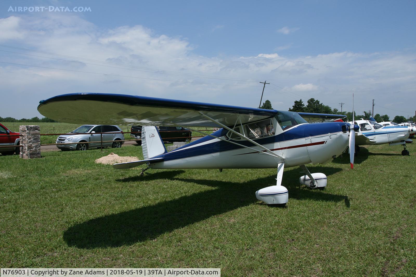 N76903, 1946 Cessna 140 C/N 11345, At the 2018 Flying Tigers fly-in - Paris, TX