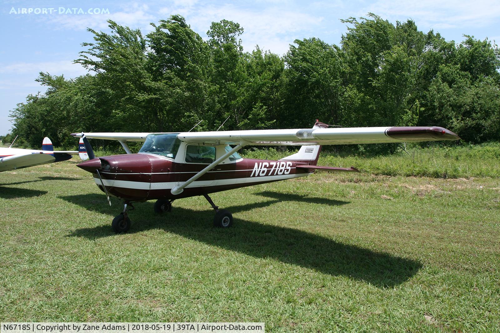 N6718S, 1967 Cessna 150H C/N 15067518, At the 2018 Flying Tigers fly-in - Paris, TX