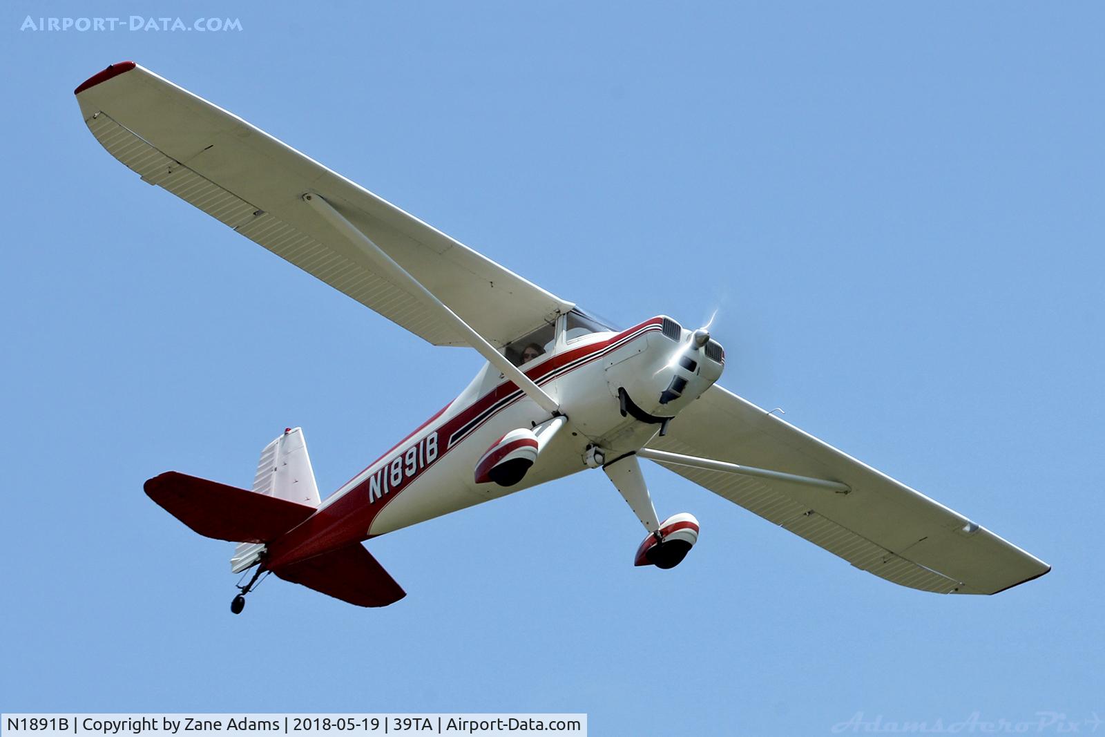 N1891B, 1948 Luscombe 8C Silvaire C/N 6318, At the 2018 Flying Tigers fly-in - Paris, TX