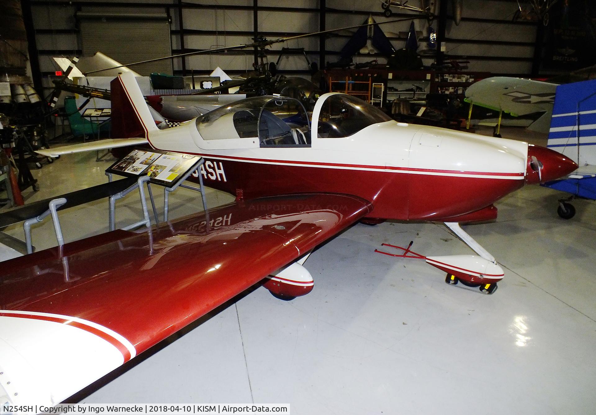 N254SH, 1997 Vans RV-6A C/N 24259, Vans RV-6A at the Kissimmee Air Museum, Orlando FL