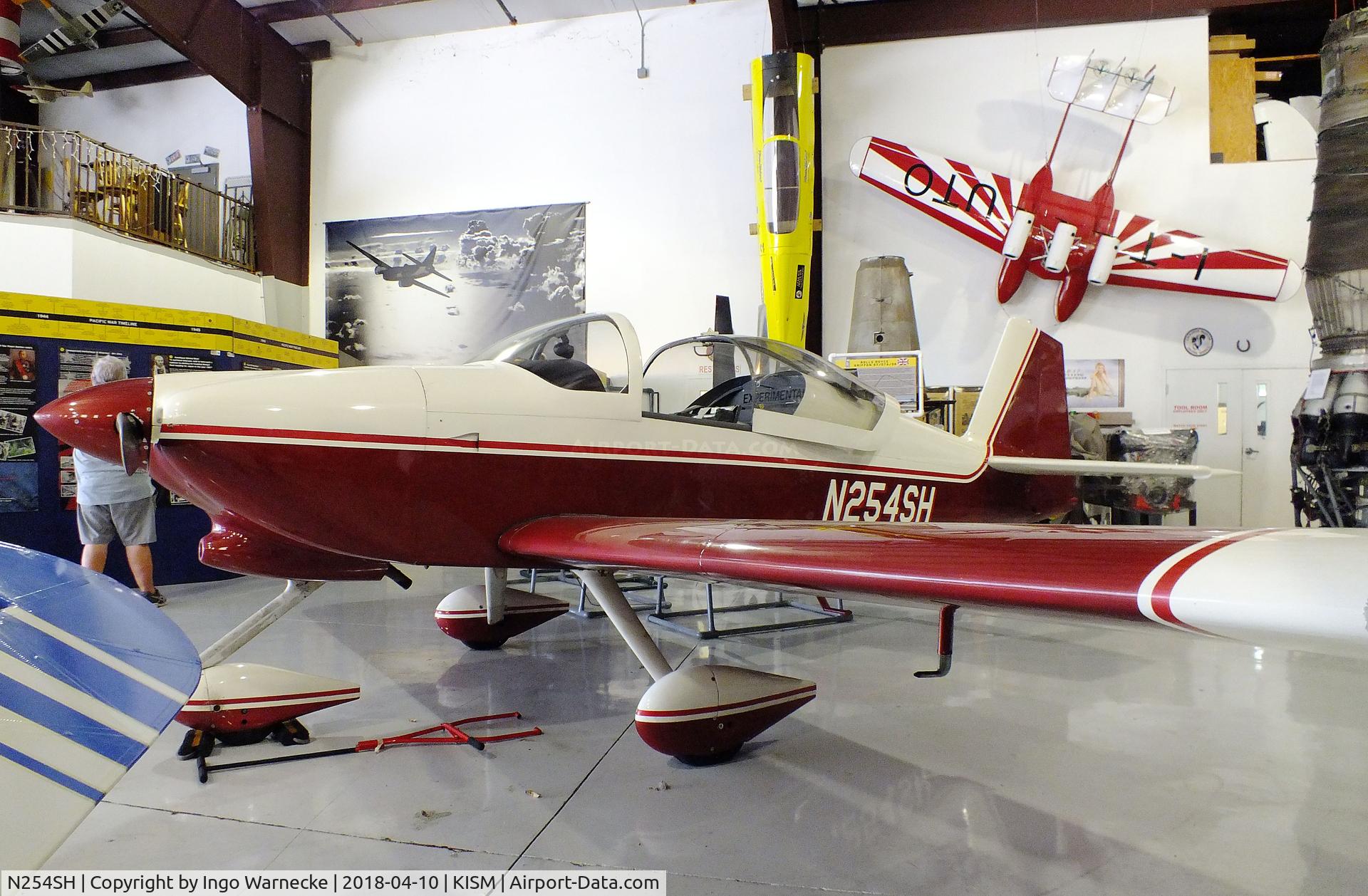 N254SH, 1997 Vans RV-6A C/N 24259, Vans RV-6A at the Kissimmee Air Museum, Orlando FL
