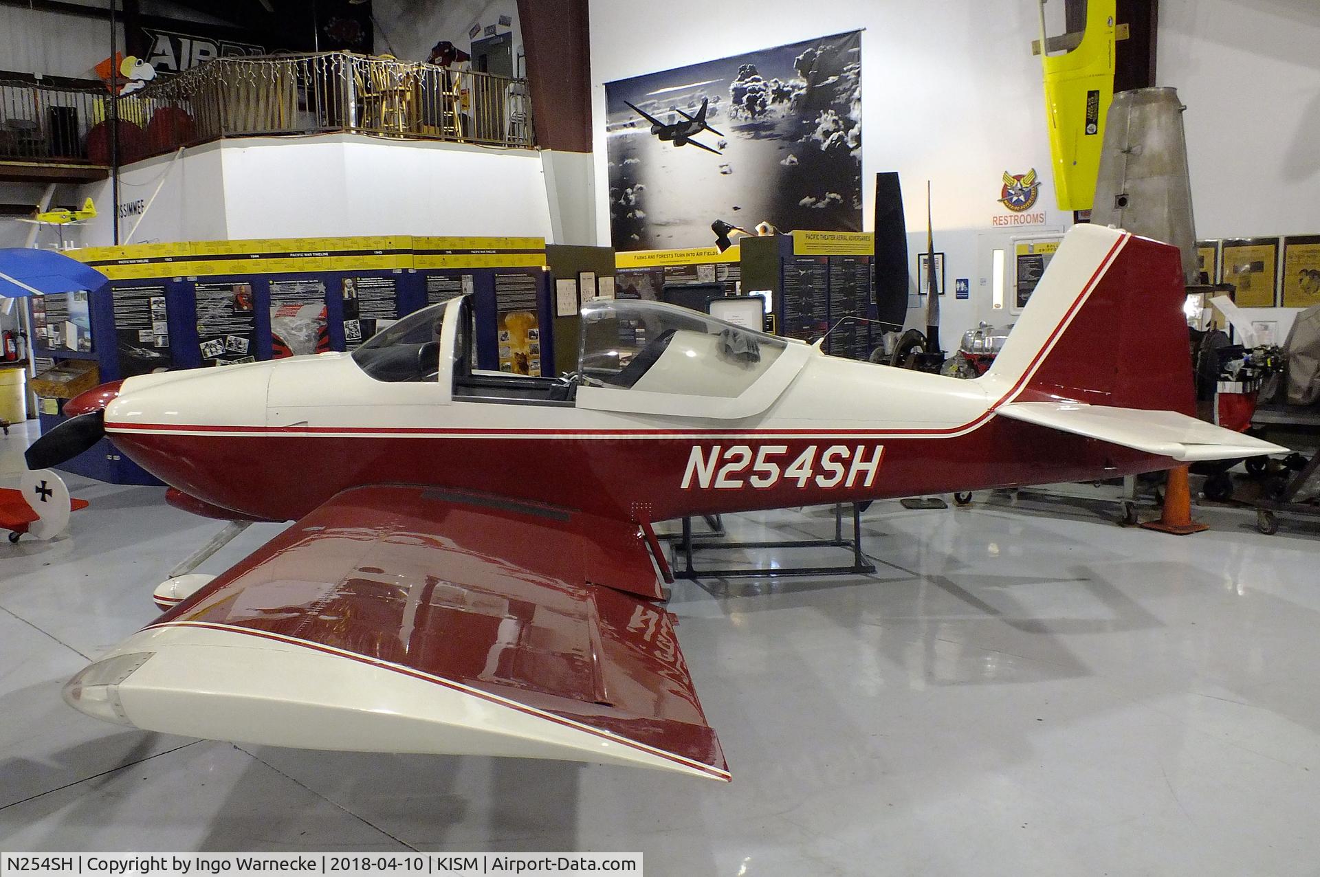 N254SH, 1997 Vans RV-6A C/N 24259, Vans RV-6A at the Kissimmee Air Museum, Orlando FL