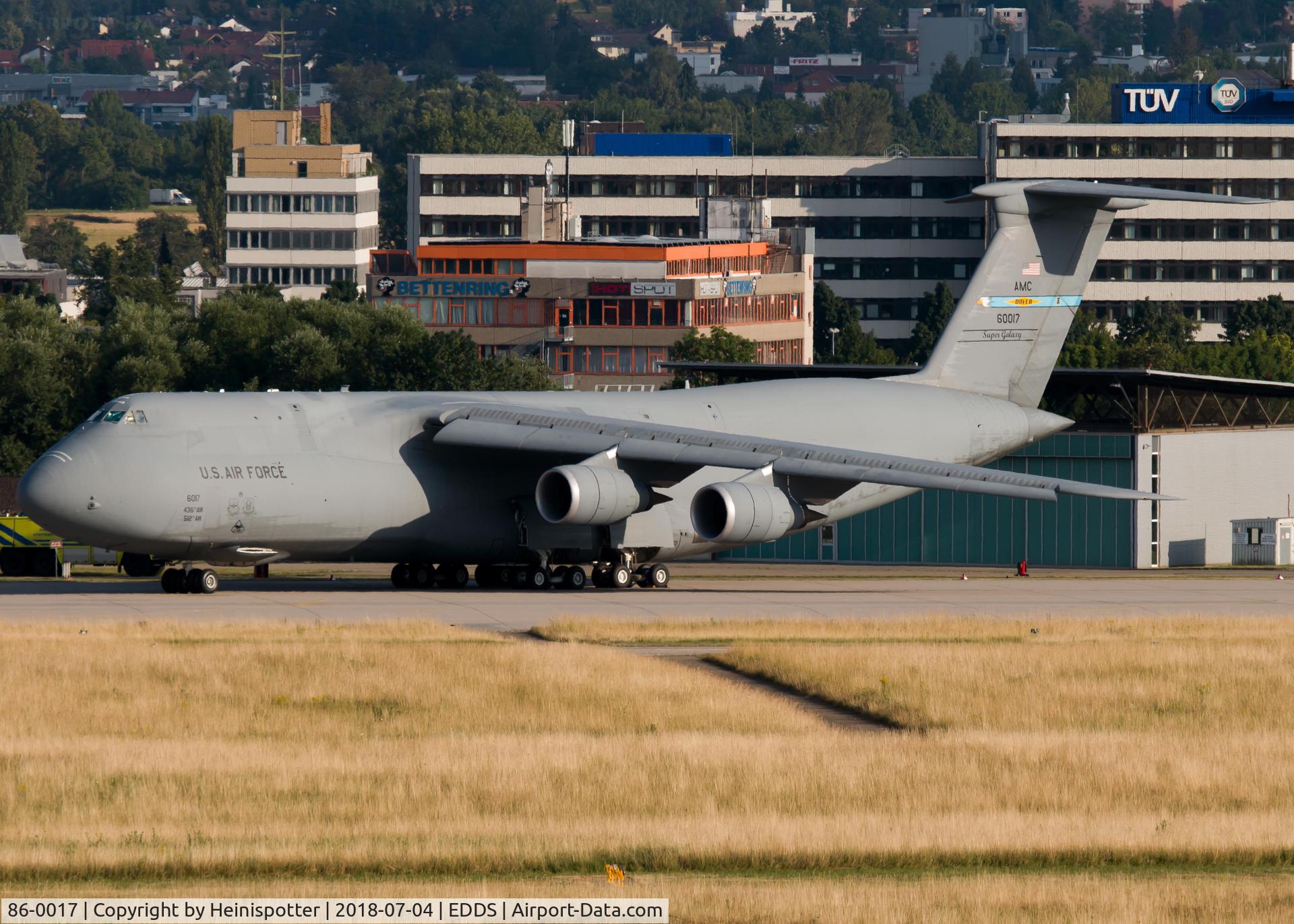 86-0017, Lockheed C-5M Super Galaxy C/N 500-0103, 86-0017 (RCH691) at Stuttgart Airport.
