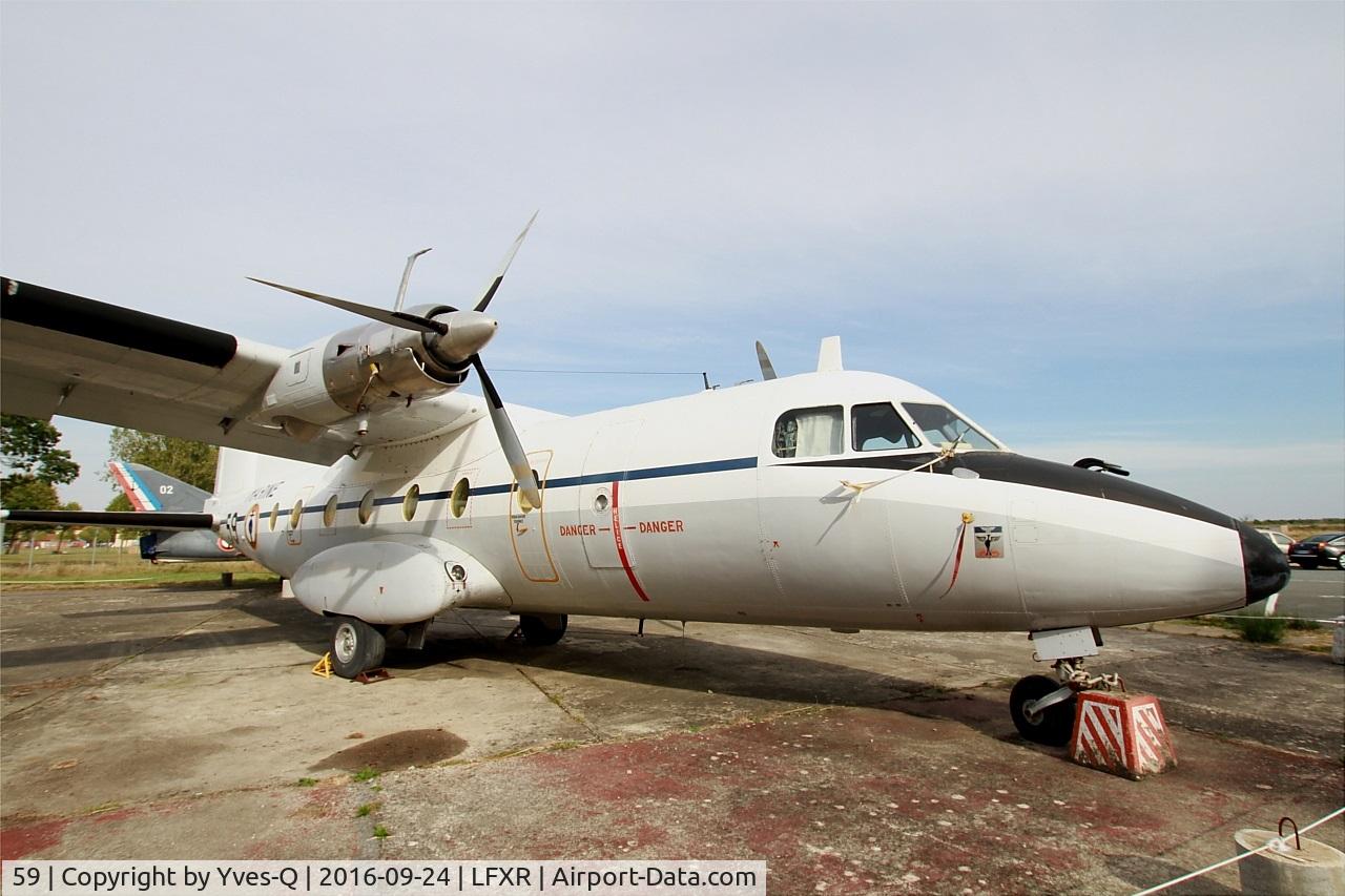 59, 1969 Nord N-262A C/N 59, Nord N-262A, Naval Aviation Museum, Rochefort-Soubise airport (LFXR)
