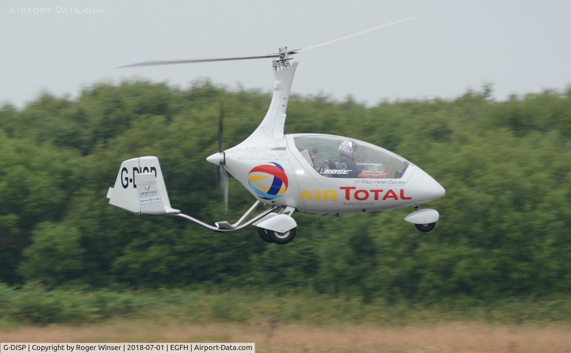 G-DISP, 2016 RotorSport UK Calidus C/N RSUK/CALS/030, Visiting Calidus departing after displaying on day 2 of WNAS18.