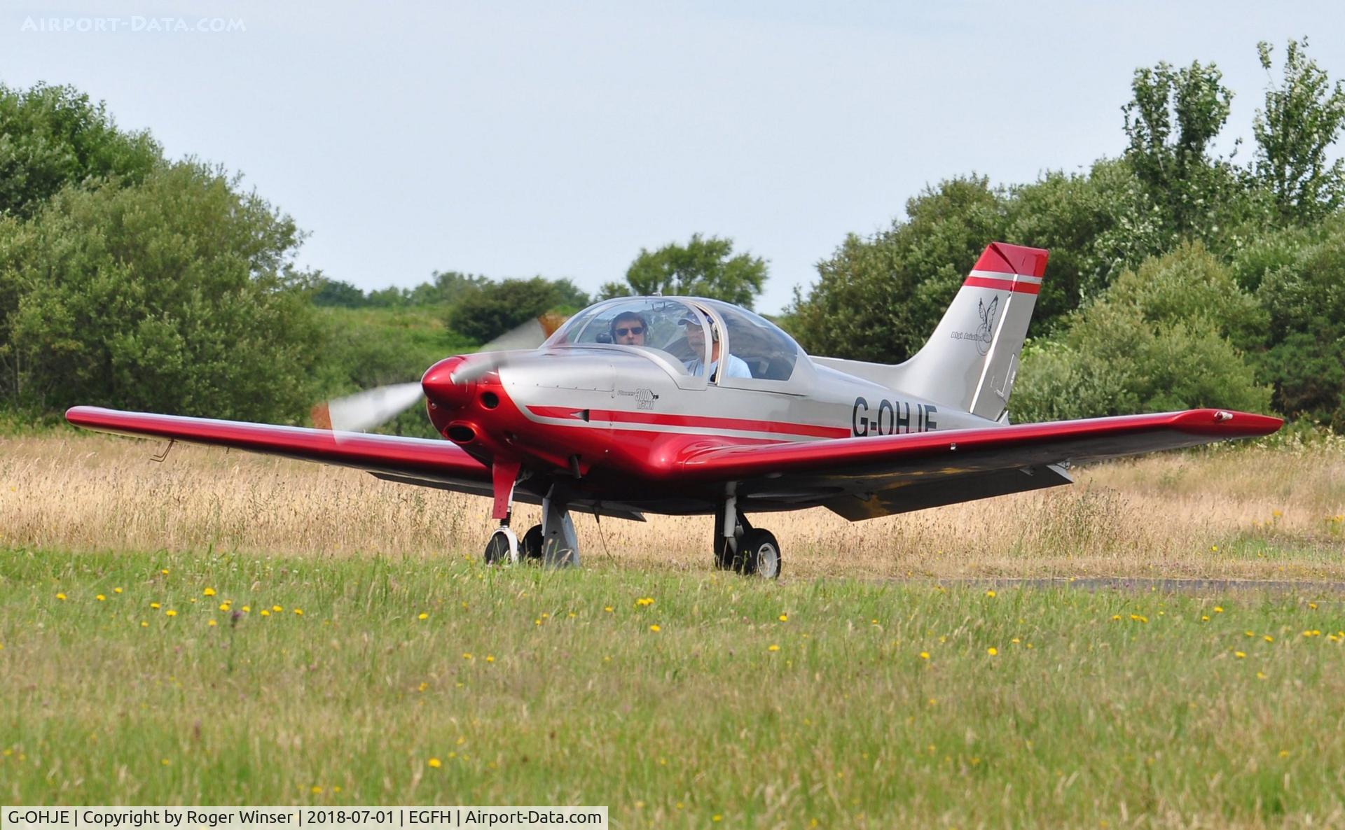 G-OHJE, 2010 Alpi Aviation Pioneer 300 Hawk C/N LAA 330A-14853, Visiting Pioneer 300 Hawk.