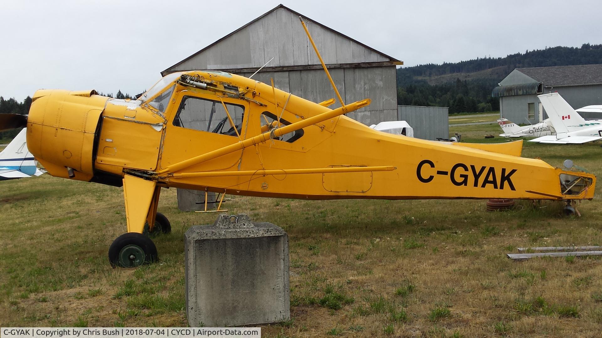 C-GYAK, 1968 PZL-Okecie PZL-101 Gawron C/N 107229, At Nanaimo Airport