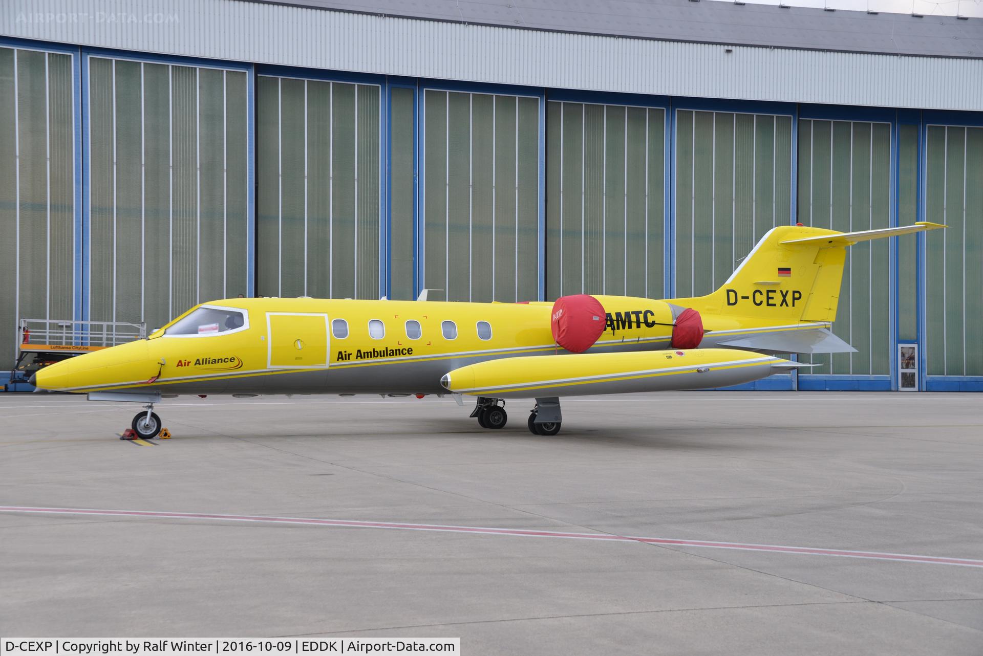D-CEXP, 1986 Gates Learjet 35A C/N 616, Learjet 35A - AYY Air Alliance Express - 35-616 - D-CEXP - 09.10.2016 - CGN