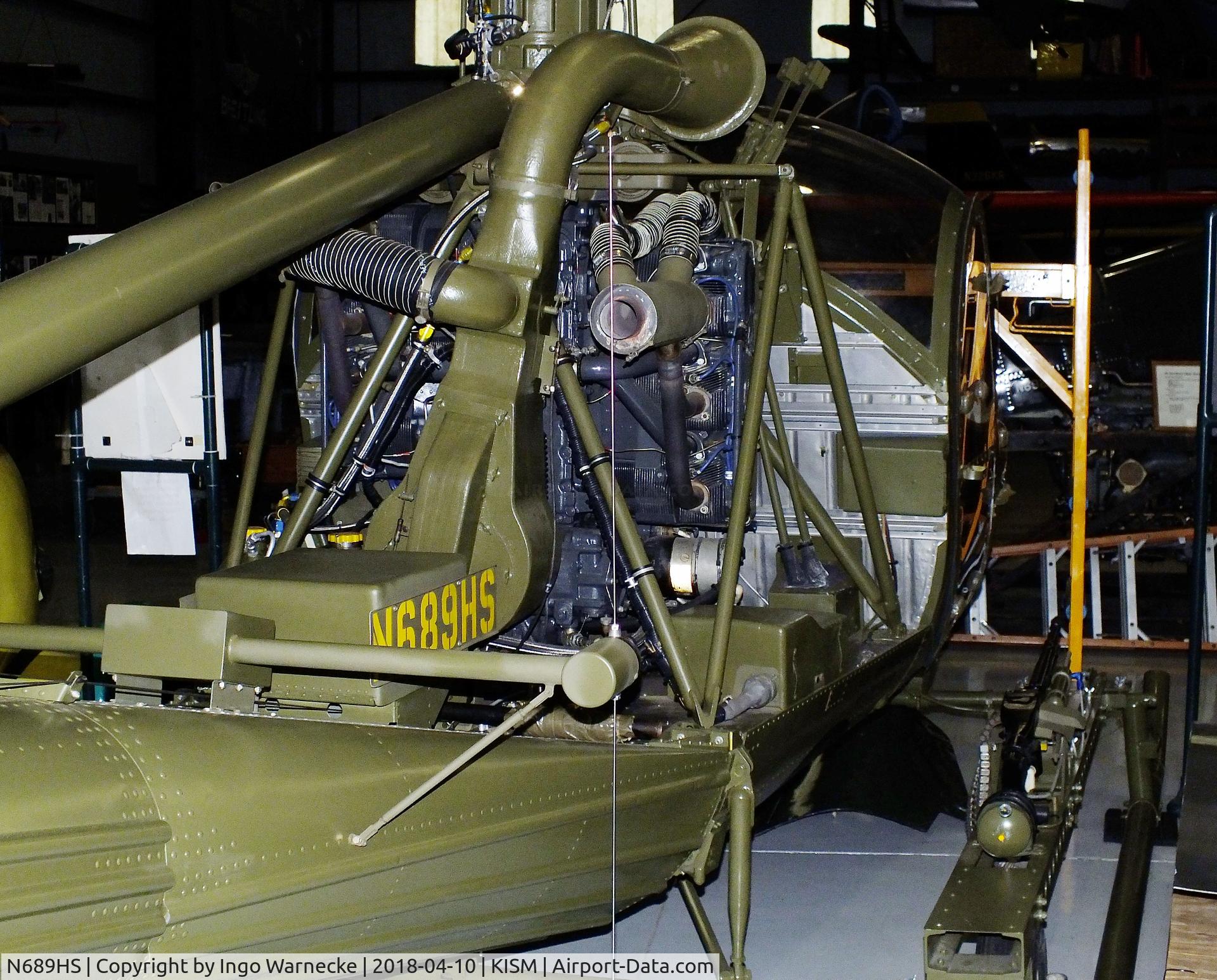 N689HS, 1959 Hiller UH-12D C/N 1169, Hiller UH-12D (H-23D Raven) at the Kissimmee Air Museum, Orlando FL