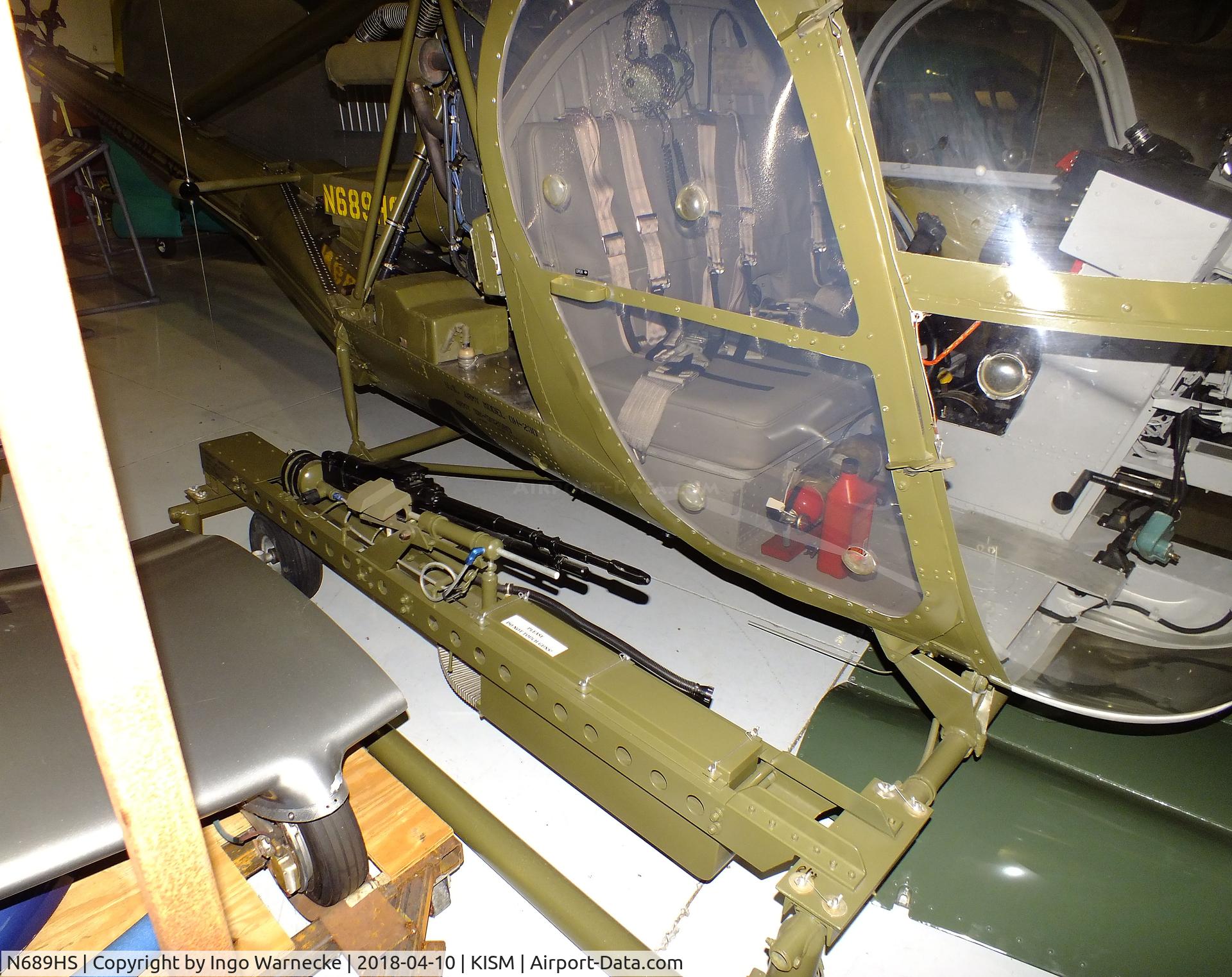 N689HS, 1959 Hiller UH-12D C/N 1169, Hiller UH-12D (H-23D Raven) at the Kissimmee Air Museum, Orlando FL
