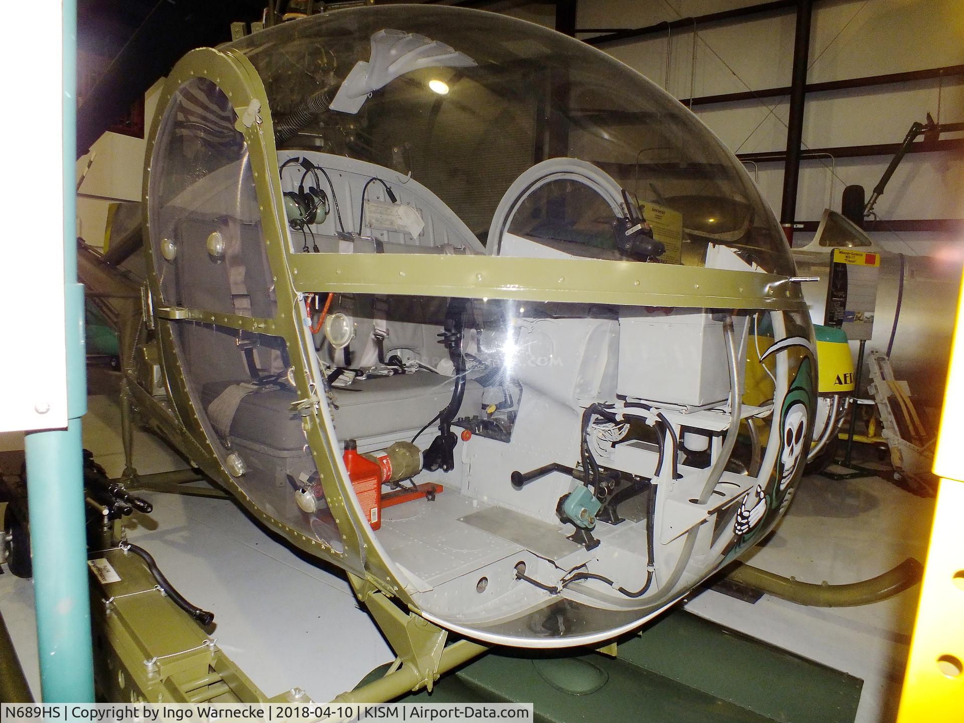 N689HS, 1959 Hiller UH-12D C/N 1169, Hiller UH-12D (H-23D Raven) at the Kissimmee Air Museum, Orlando FL