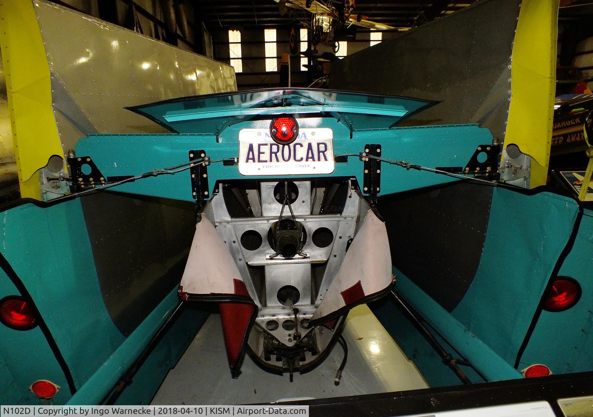 N102D, 1960 Aerocar I C/N 4, Taylor Aerocar I at the Kissimmee Air Museum, Orlando FL