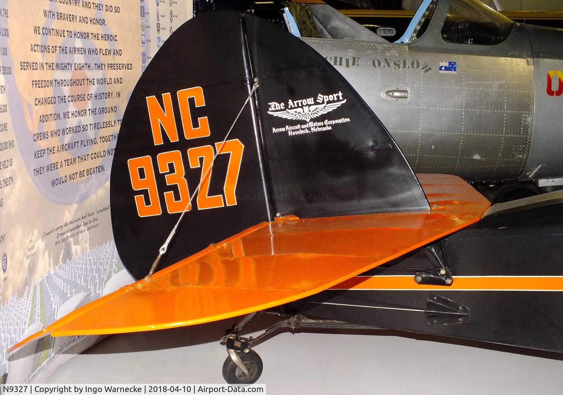 N9327, 1929 Arrow Sport A2-60 C/N 343, Arrow Sport A2-60 at the Kissimmee Air Museum, Orlando FL