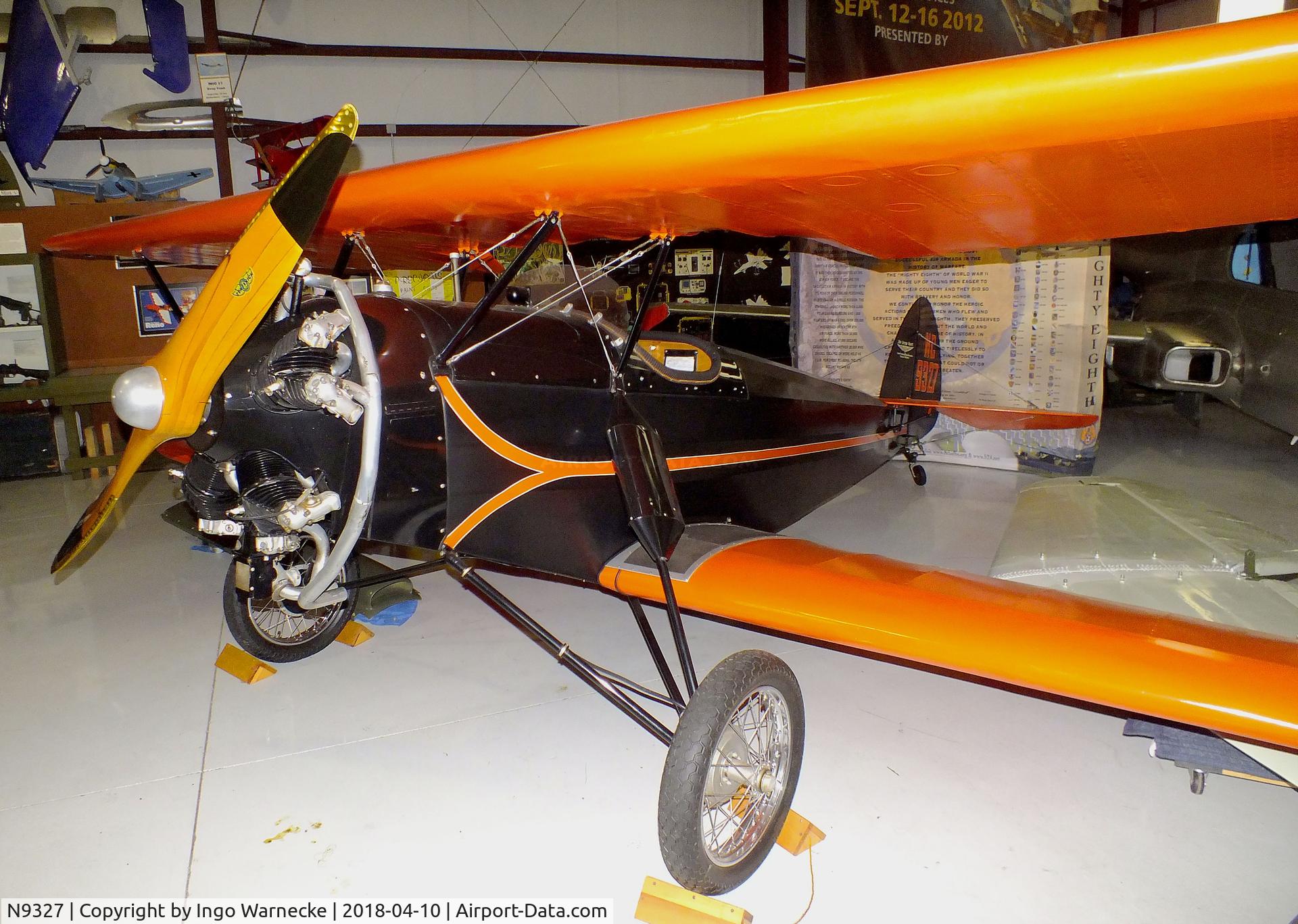 N9327, 1929 Arrow Sport A2-60 C/N 343, Arrow Sport A2-60 at the Kissimmee Air Museum, Orlando FL