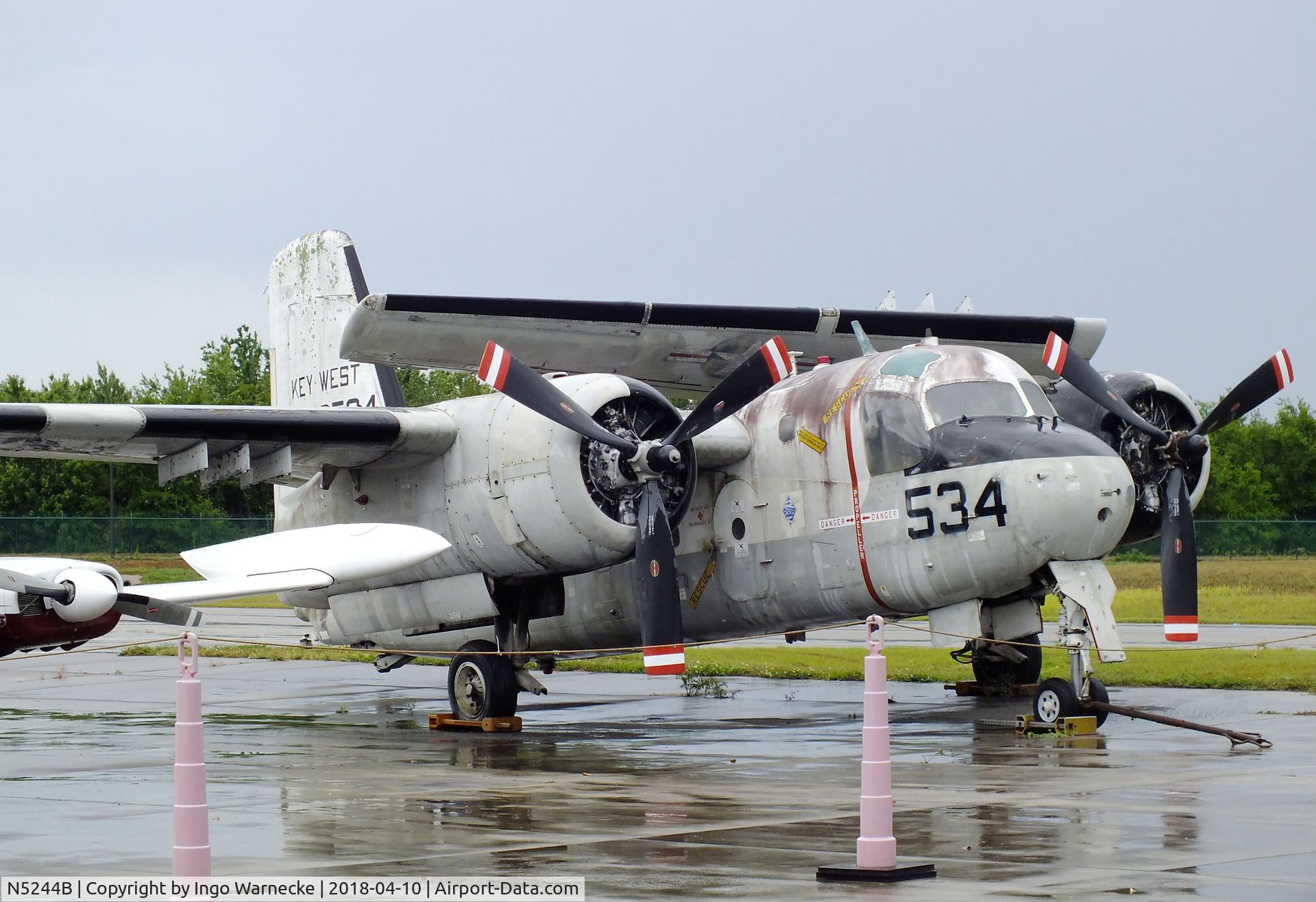 N5244B, 1957 Grumman US-2B Tracker (G89) C/N 443, Grumman US-2B Tracker at the Kissimmee Air Museum, Orlando FL