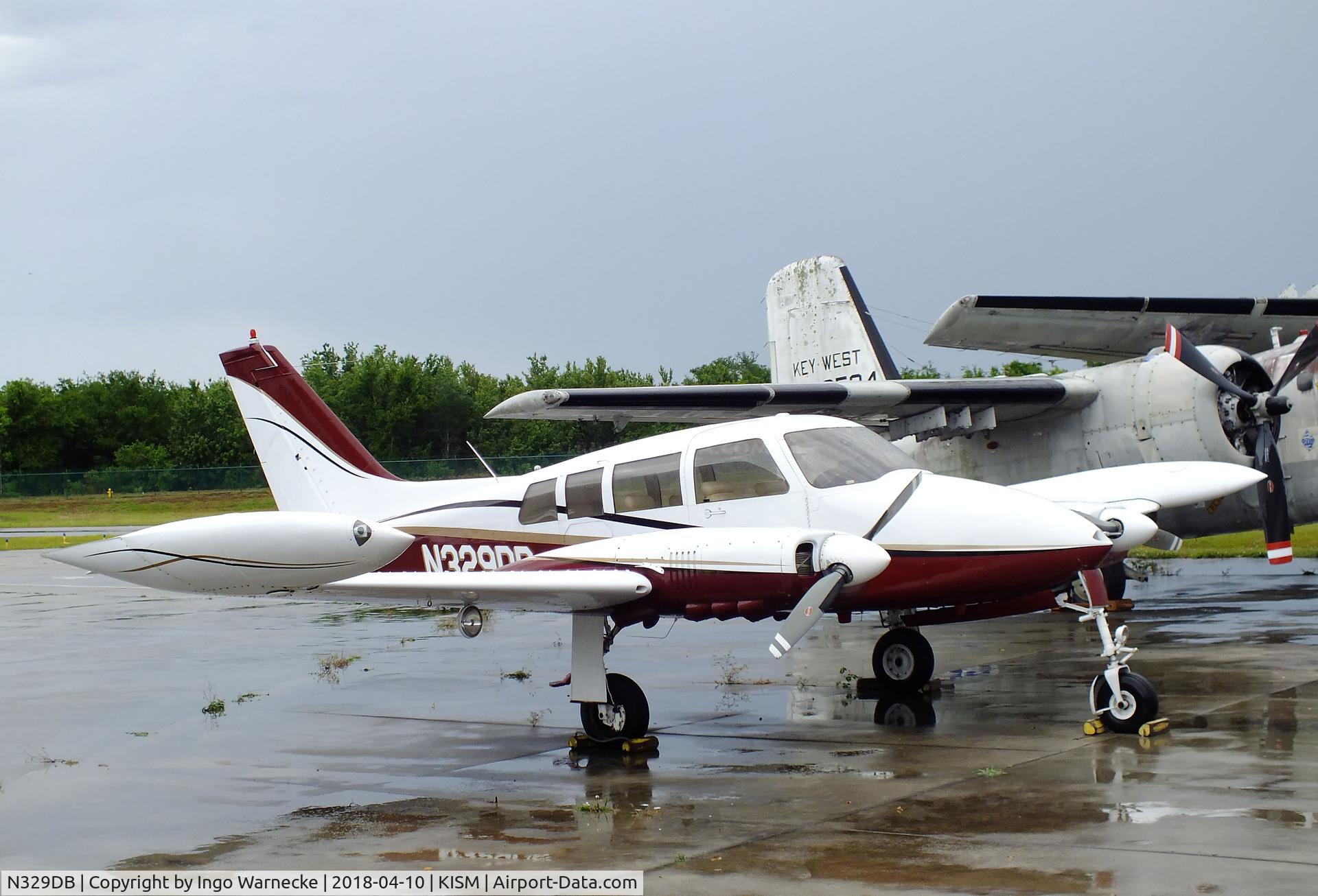 N329DB, 1964 Cessna 320B Skyknight C/N 320B0015, Cessna 320B Skyknight at the Kissimmee Air Museum, Orlando FL