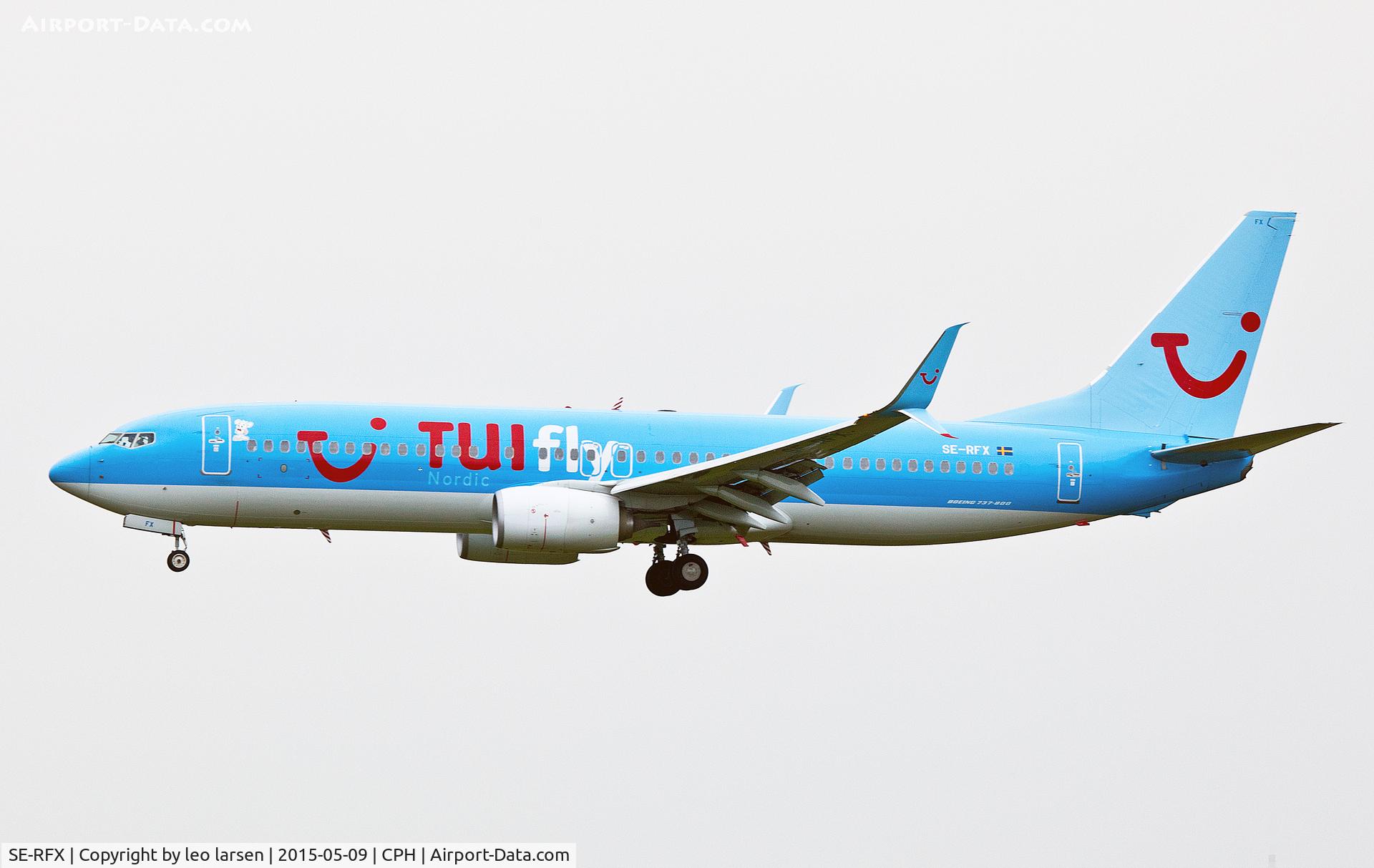 SE-RFX, 2012 Boeing 737-8K5 C/N 37246, Copenhagen 9.5.2015