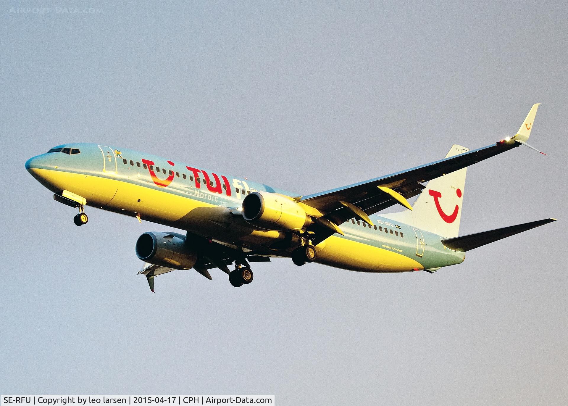 SE-RFU, 2011 Boeing 737-8K5 C/N 37259, Copenhagen 17.4.2015