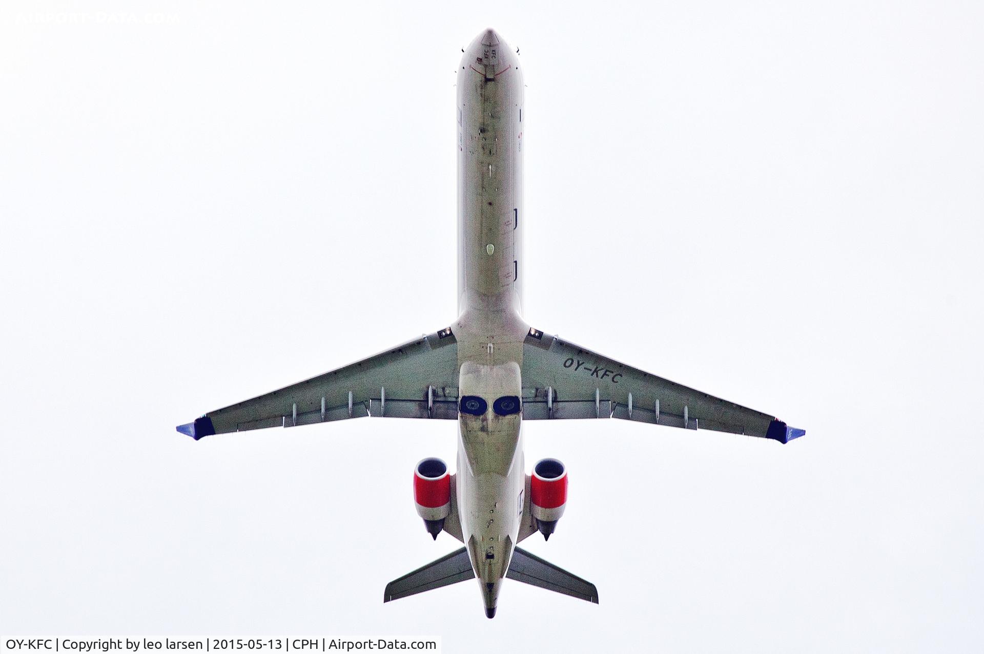 OY-KFC, 2009 Bombardier CRJ-900 (CL-600-2D24) C/N 15218, Copenhagen 13.5.2015