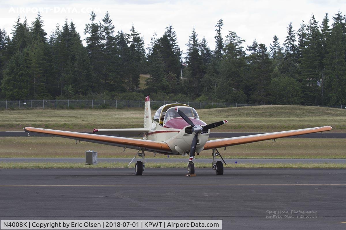 N4008K, 1947 North American Navion (NA-145) C/N NAV-4-1008, Navion at Bremerton