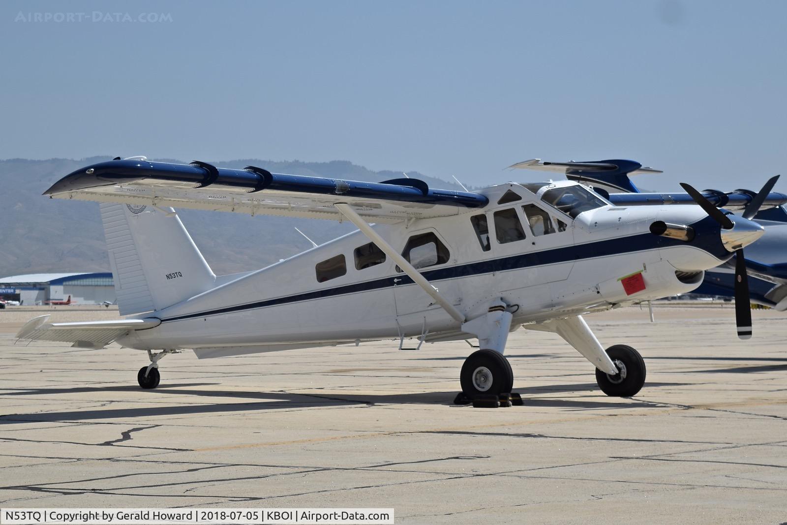 N53TQ, 1966 De Havilland Canada DHC-2 Turbo Beaver Mk.3 C/N 1649TB27, Parked on the south GA ramp.