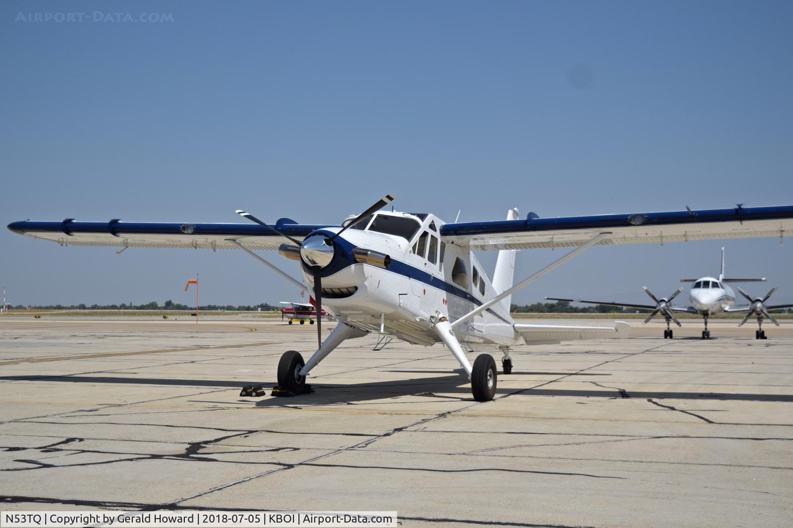 N53TQ, 1966 De Havilland Canada DHC-2 Turbo Beaver Mk.3 C/N 1649TB27, parked on the sough GA ramp.