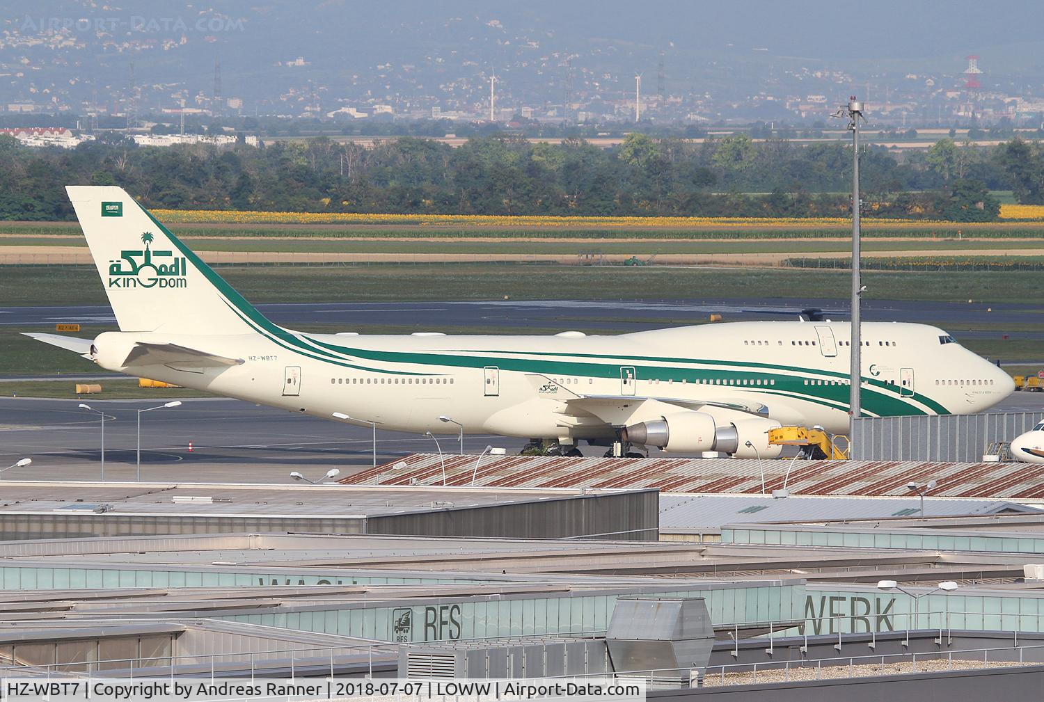 HZ-WBT7, 1992 Boeing 747-4J6 C/N 25880, Kingdom Holding Boeing 747