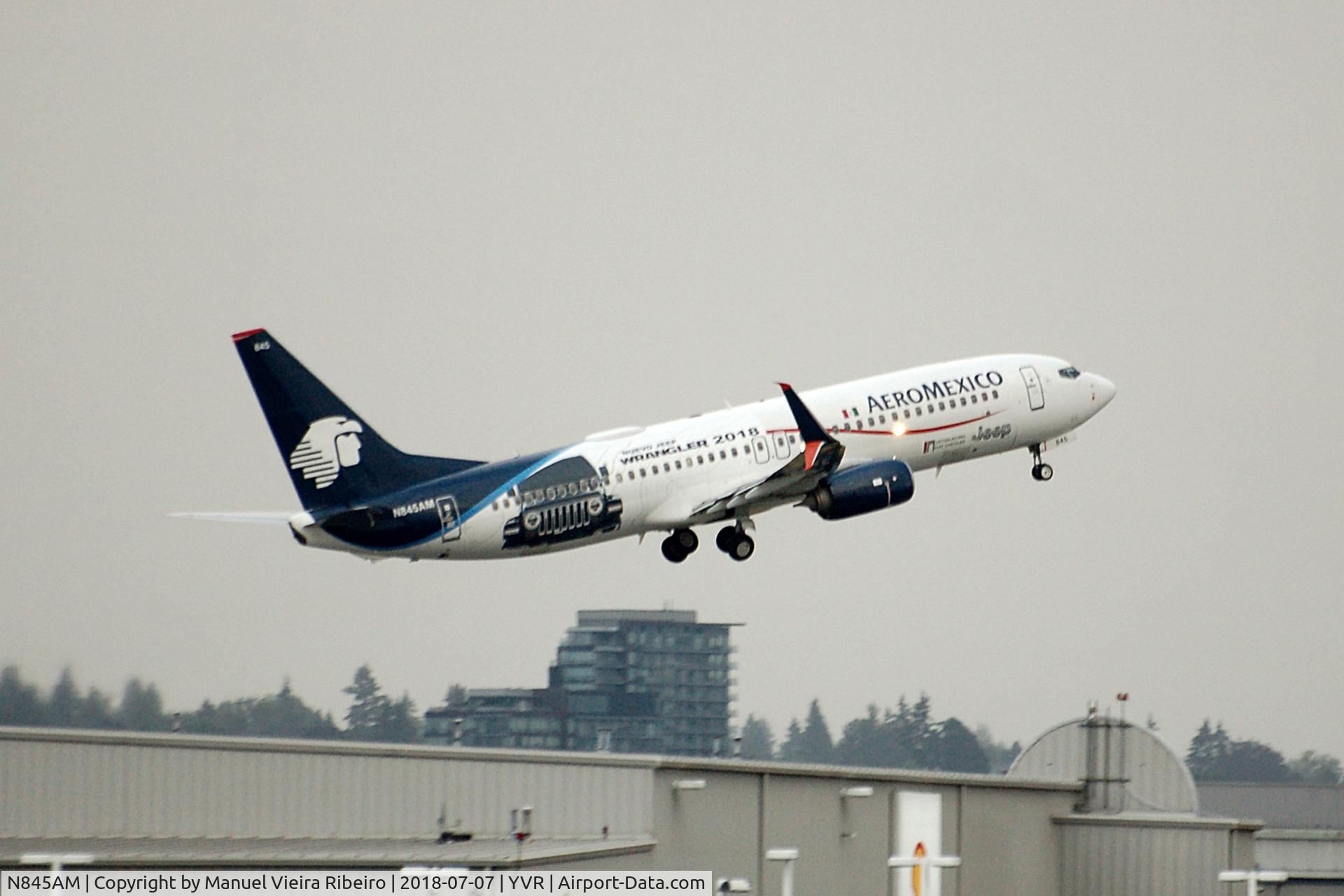 N845AM, 2014 Boeing 737-852 C/N 36706, 