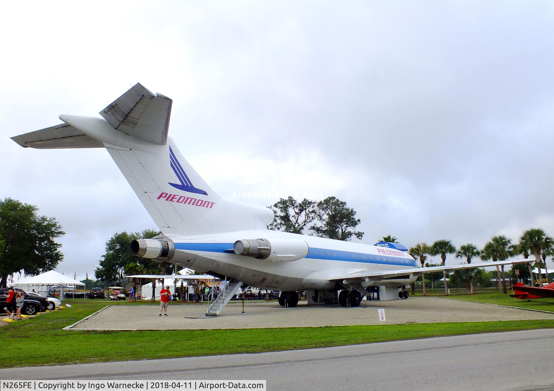 N265FE, 1979 Boeing 727-233F C/N 21671, Boeing 727-233 outside the Florida Air Museum (ex ISAM) during 2018 Sun 'n Fun, Lakeland FL