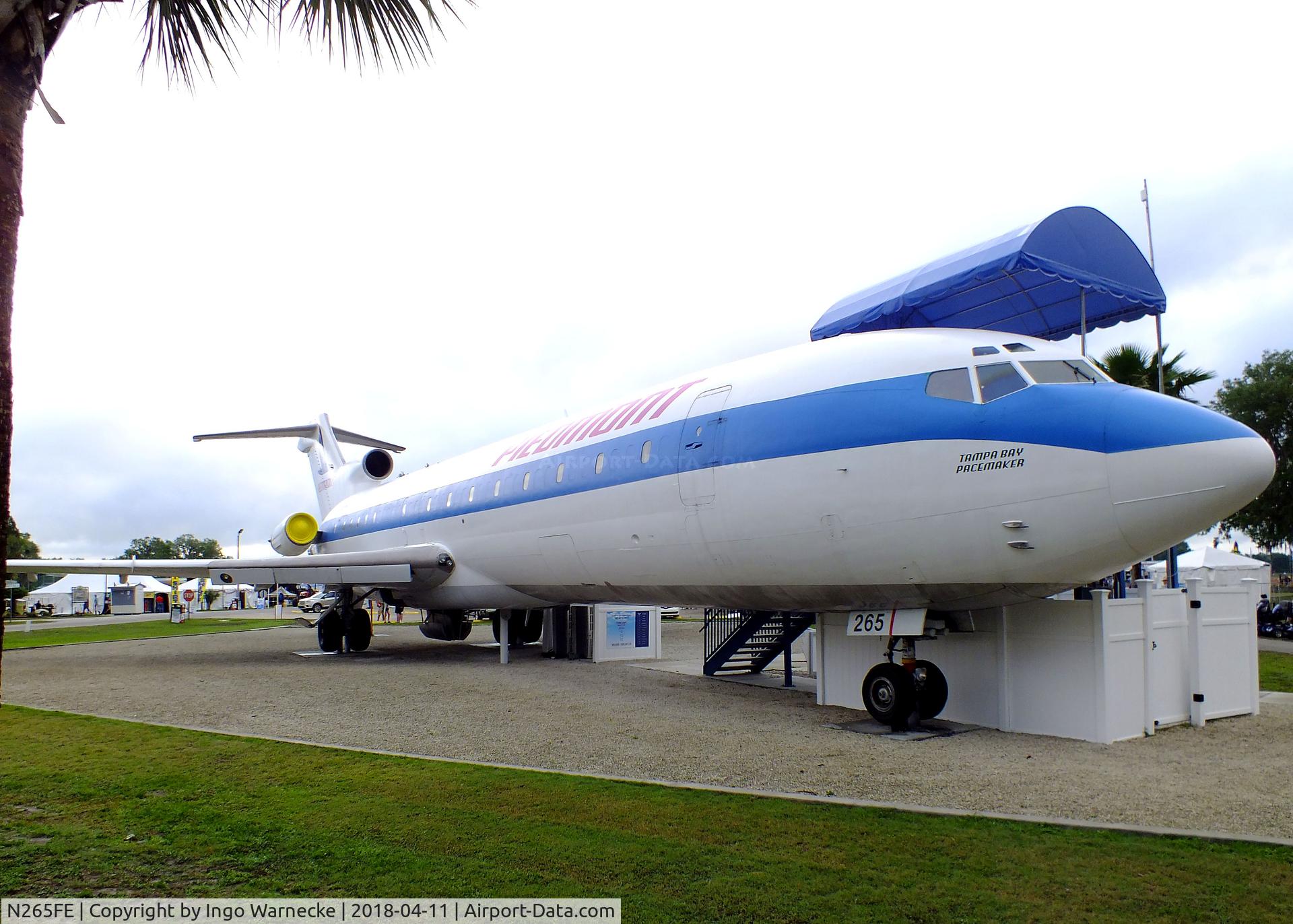 N265FE, 1979 Boeing 727-233F C/N 21671, Boeing 727-233 outside the Florida Air Museum (ex ISAM) during 2018 Sun 'n Fun, Lakeland FL