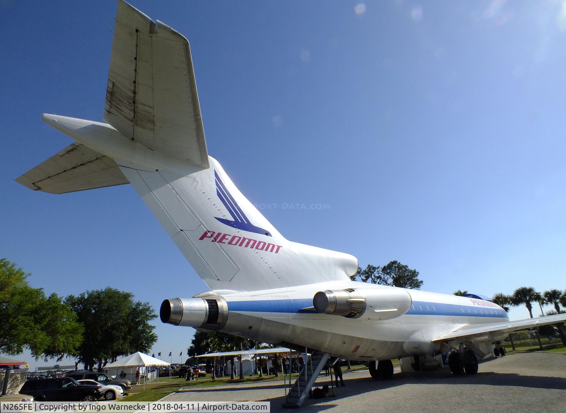 N265FE, 1979 Boeing 727-233F C/N 21671, Boeing 727-233 outside the Florida Air Museum (ex ISAM) during 2018 Sun 'n Fun, Lakeland FL