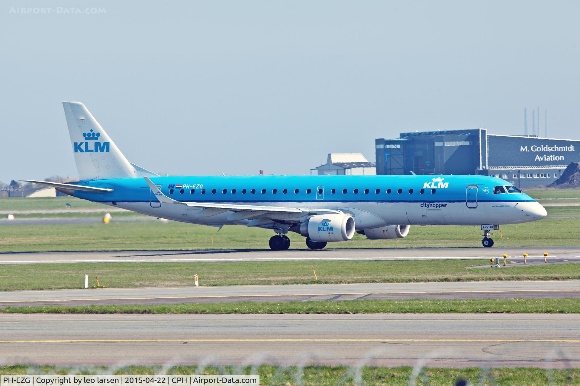 PH-EZG, 2009 Embraer 190LR (ERJ-190-100LR) C/N 19000315, Copenhagen 22.4.2015