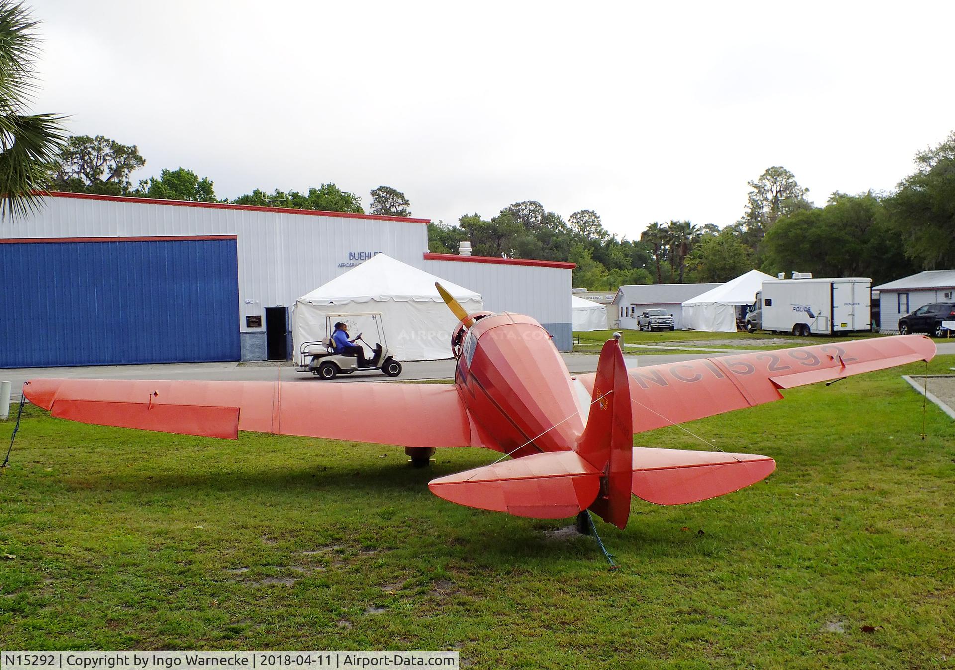 N15292, 1940 Aeronca LB C/N 2000, Aeronca LB outside the Florida Air Museum (ex ISAM) during 2018 Sun 'n Fun, Lakeland FL