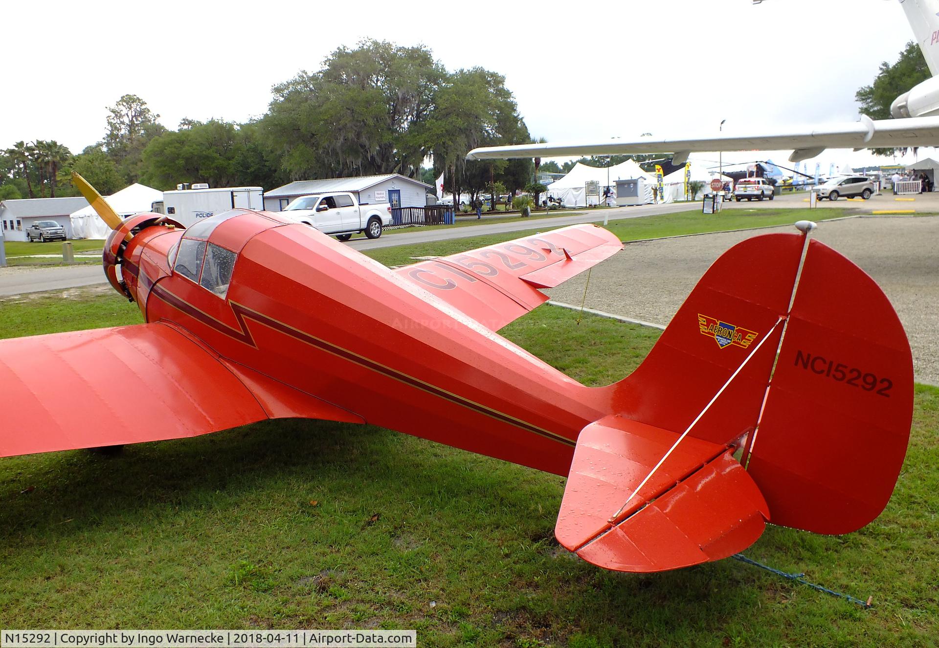 N15292, 1940 Aeronca LB C/N 2000, Aeronca LB outside the Florida Air Museum (ex ISAM) during 2018 Sun 'n Fun, Lakeland FL