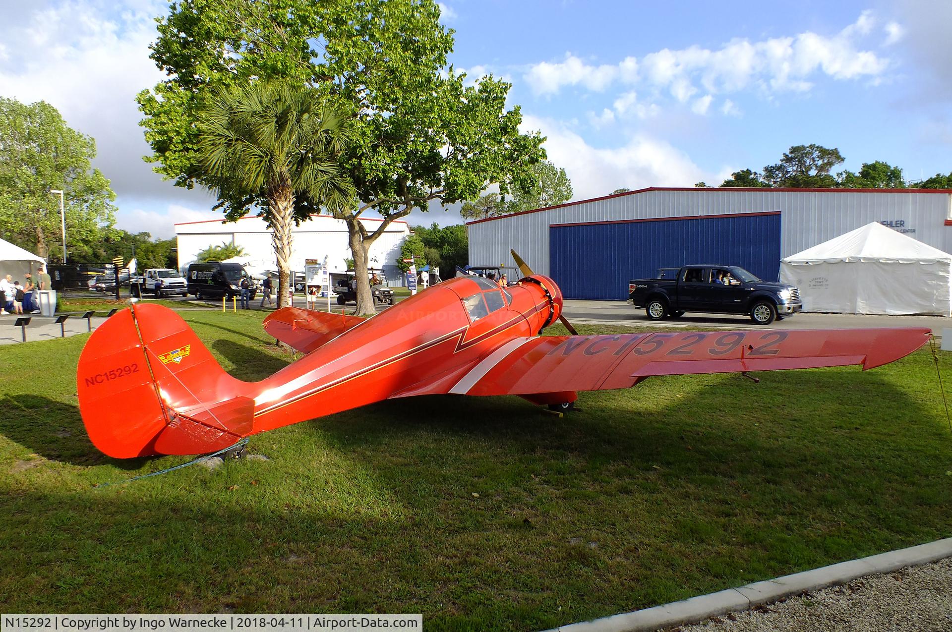 N15292, 1940 Aeronca LB C/N 2000, Aeronca LB outside the Florida Air Museum (ex ISAM) during 2018 Sun 'n Fun, Lakeland FL