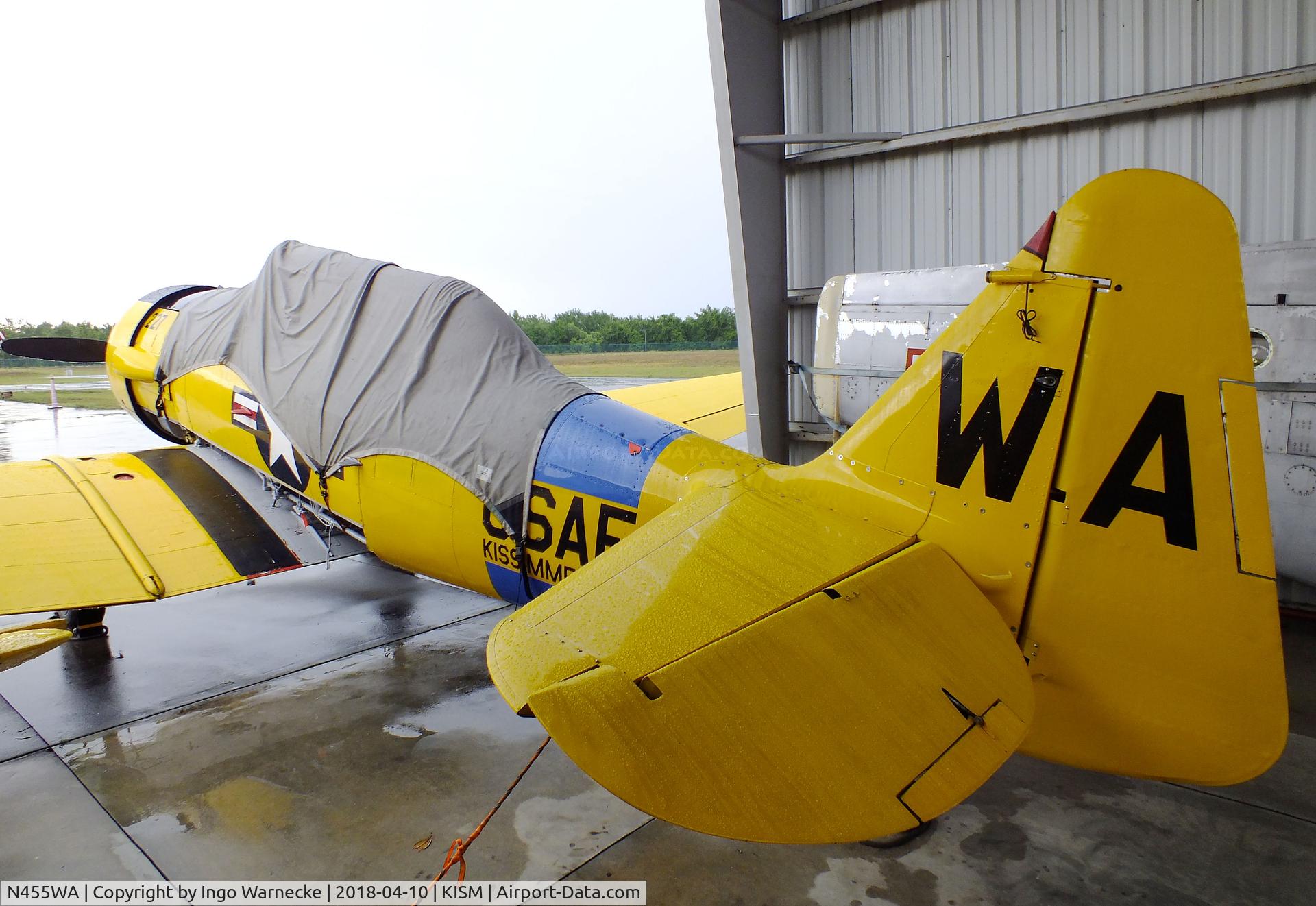 N455WA, 1945 North American SNJ-6 Texan C/N 121-43190, North American SNJ-6 Texan at the Kissimmee Air Museum, Orlando FL
