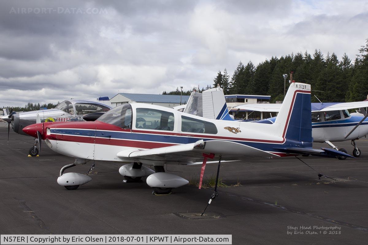 N57ER, 1979 Grumman American AA-5B Tiger C/N AA5B1253, Grumman AA-5B at Bremerton