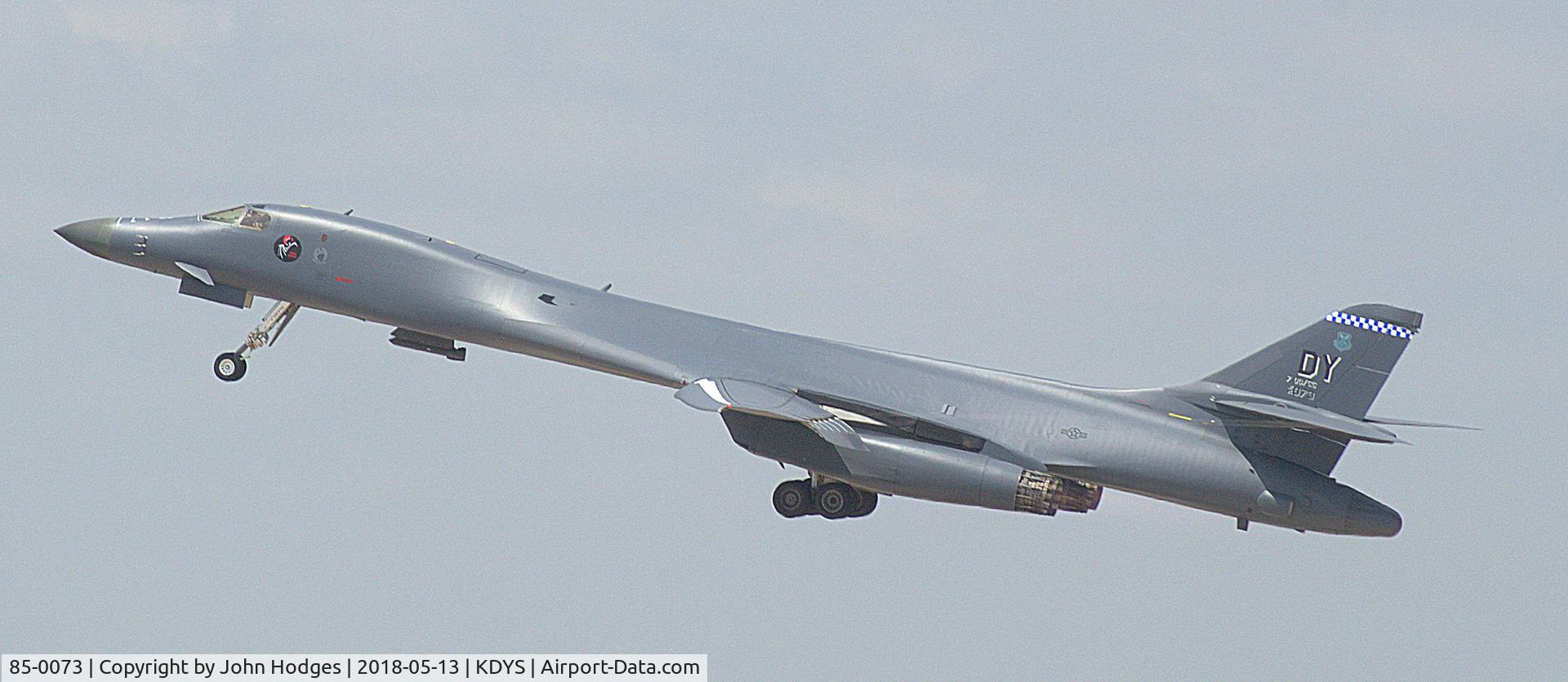 85-0073, 1985 Rockwell B-1B Lancer C/N 33, 