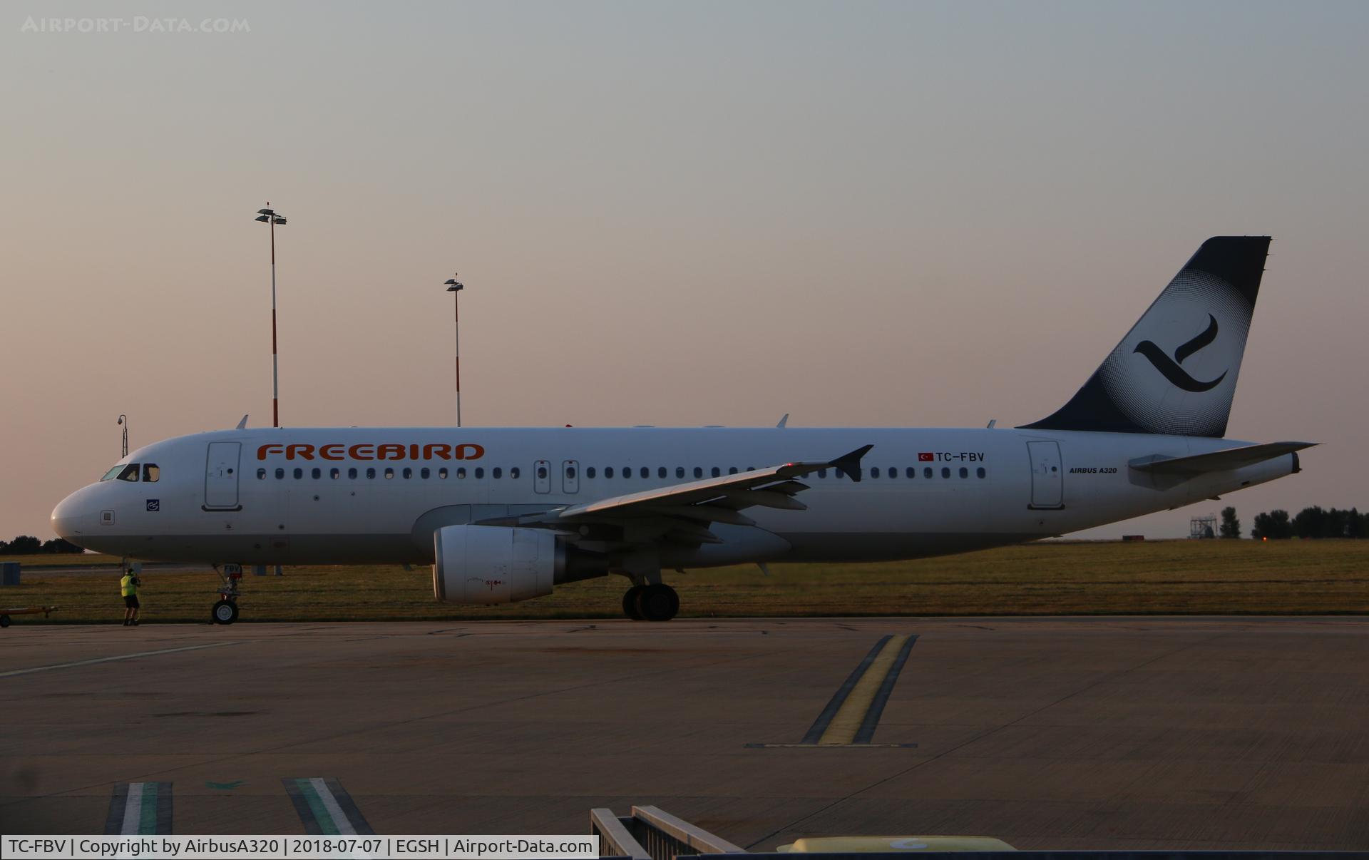 TC-FBV, 2011 Airbus A320-214 C/N 4658, Push back from stand 4