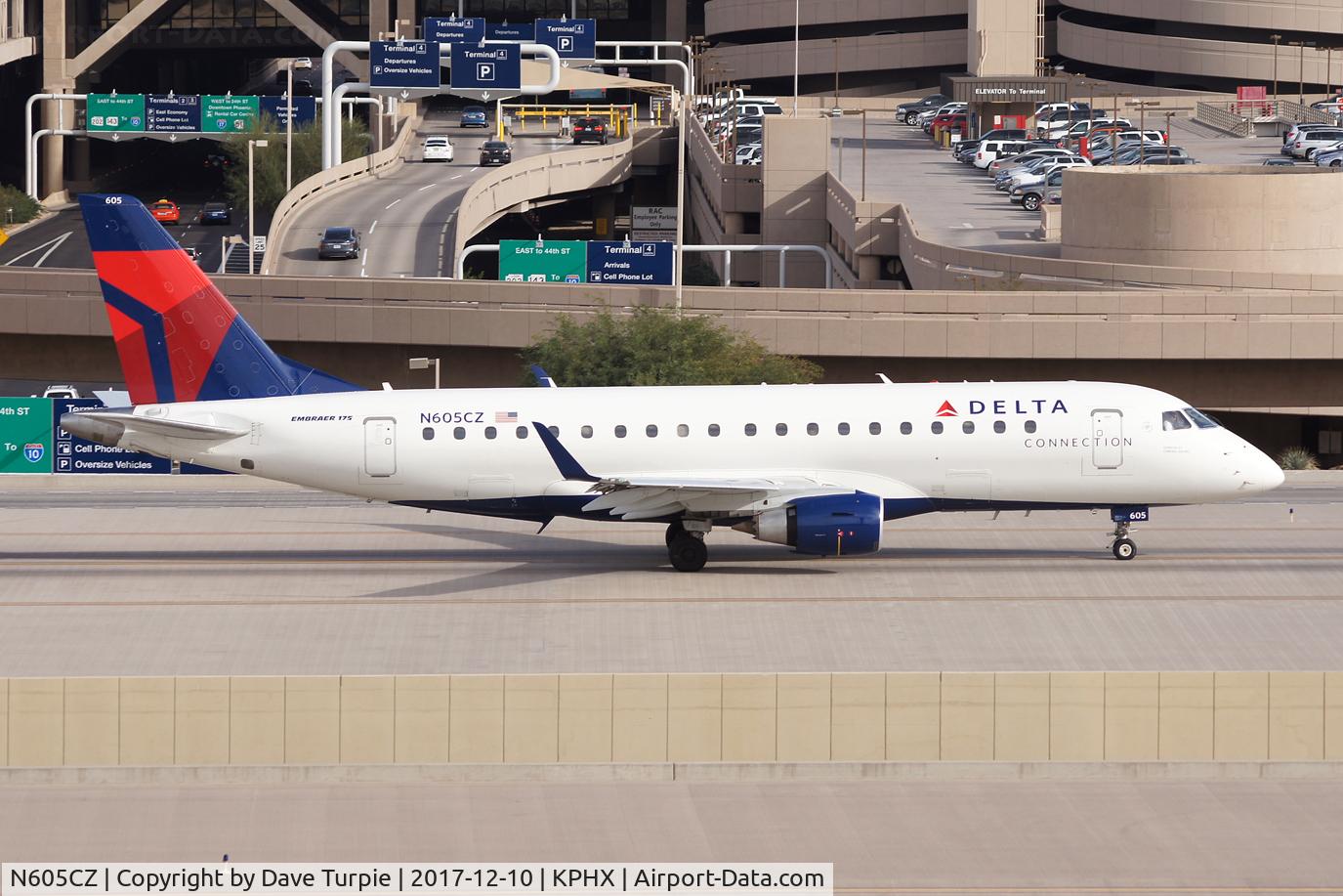 N605CZ, 2007 Embraer 175LR (ERJ-170-200LR) C/N 17000186, No comment.