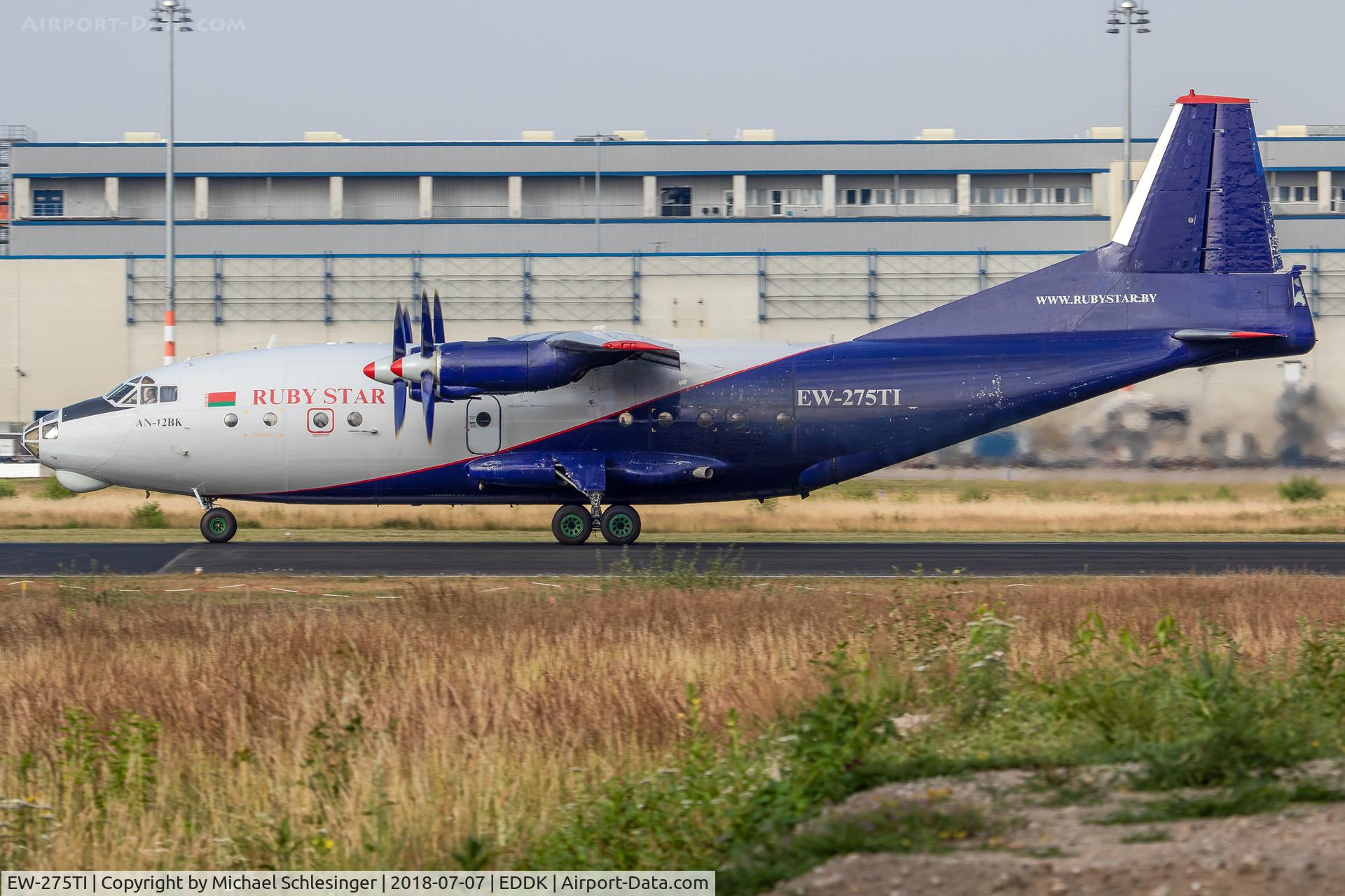 EW-275TI, 1970 Antonov An-12BK C/N 00347210, EW-275TI - Antonov An-12BK - Ruby Star Airlines