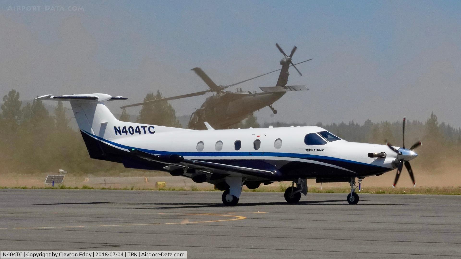 N404TC, 2017 Pilatus PC-12/47E C/N 1743, Truckee Airport California 2018.