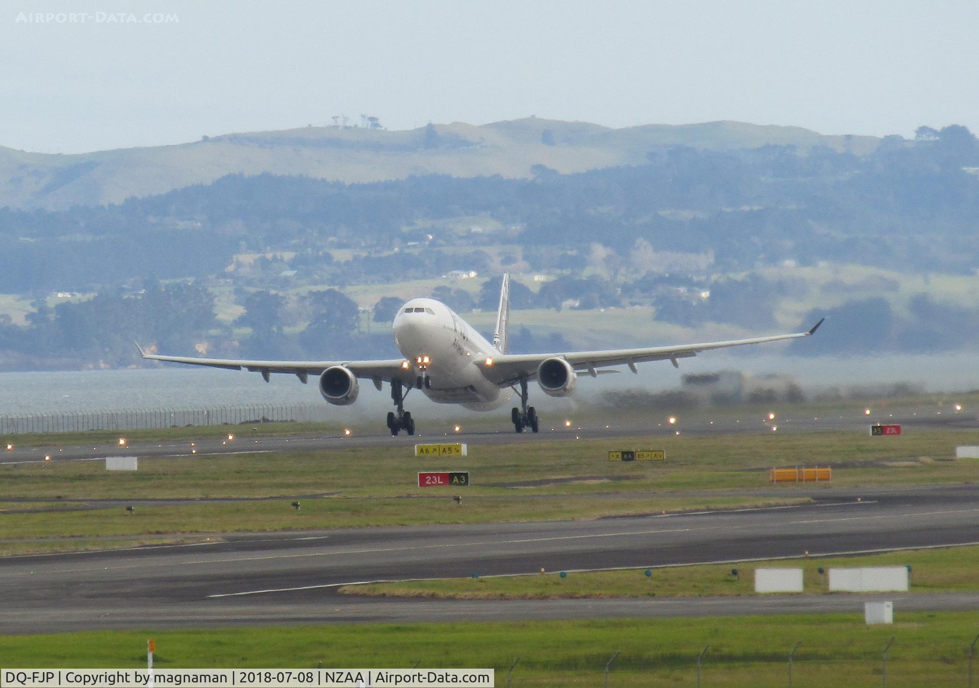DQ-FJP, 2006 Airbus A330-203 C/N 807, Departing AKL for Nadi - new to airline