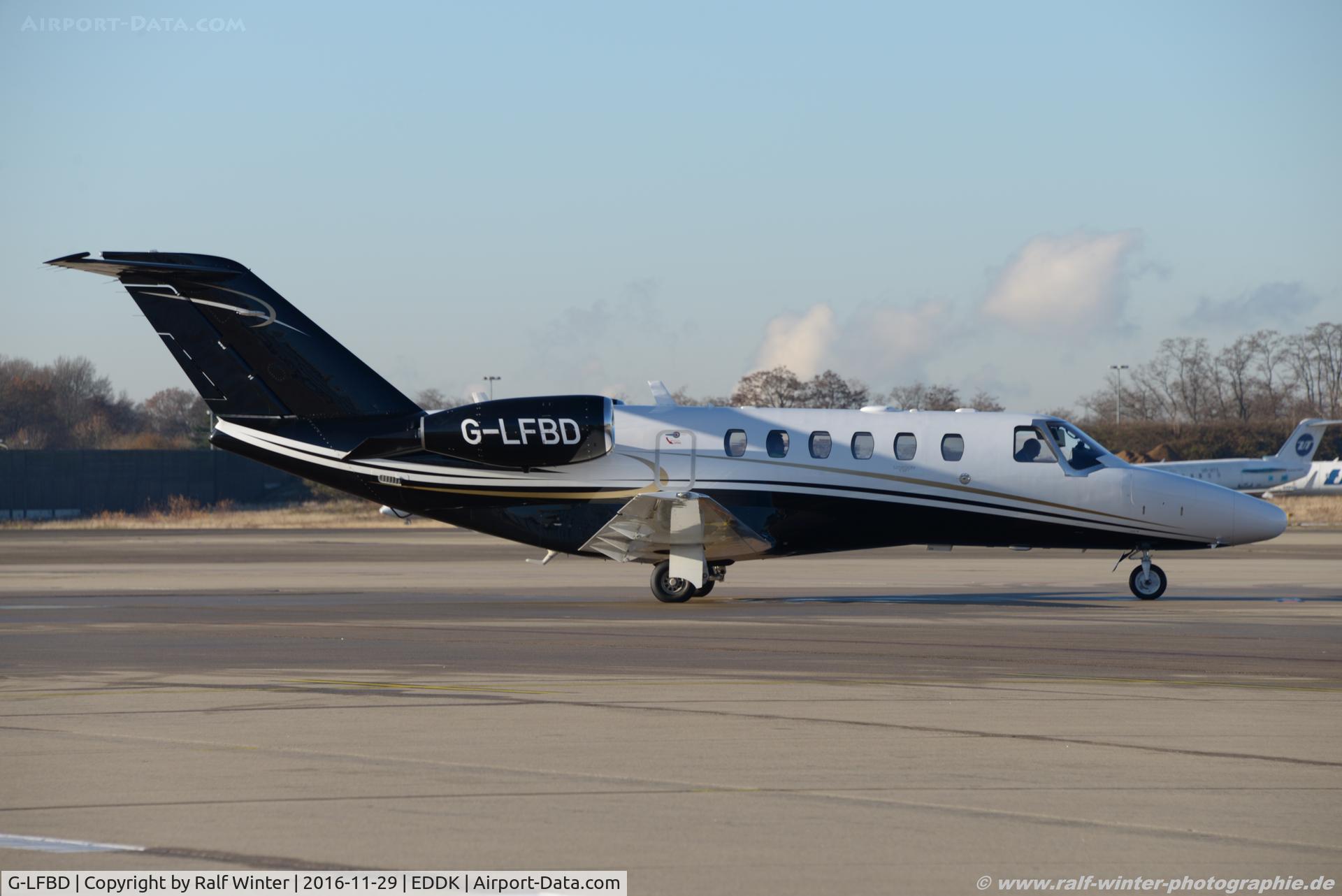 G-LFBD, 2013 Cessna 525A CitationJet CJ2 C/N 525A-0506, Cessna 525A CitationJet CJ2+ - CLF Centrline Air Charter - 525A0506 - G-LFBD - 29.11.2016 - CGN