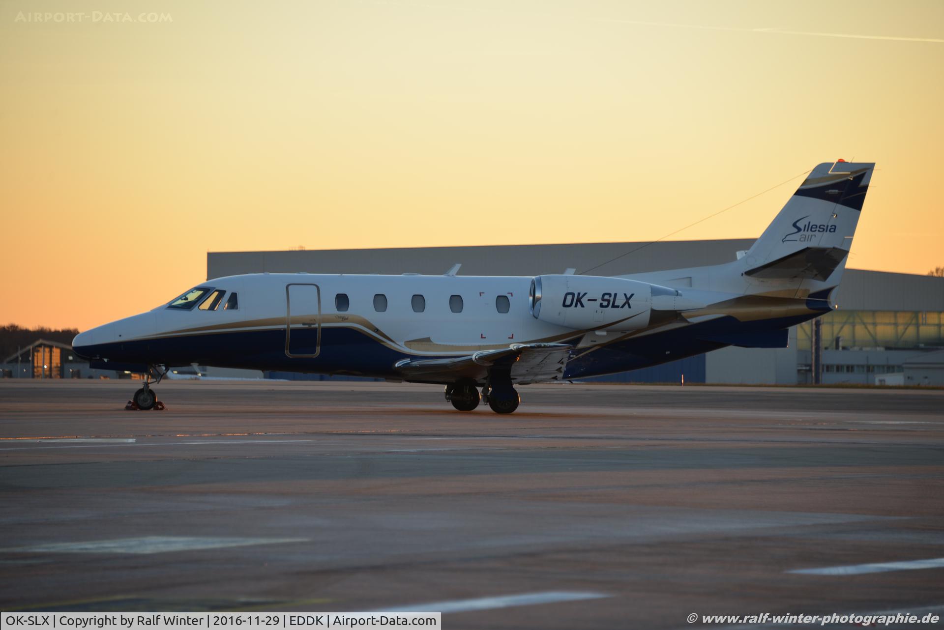 OK-SLX, 2002 Cessna 560XL Citation Excel C/N 560-5243, Cessna 560XL Citation Excel - SUA Silesia Air - 560-5243 - OK-SLX - 29.11.2016 - CGN